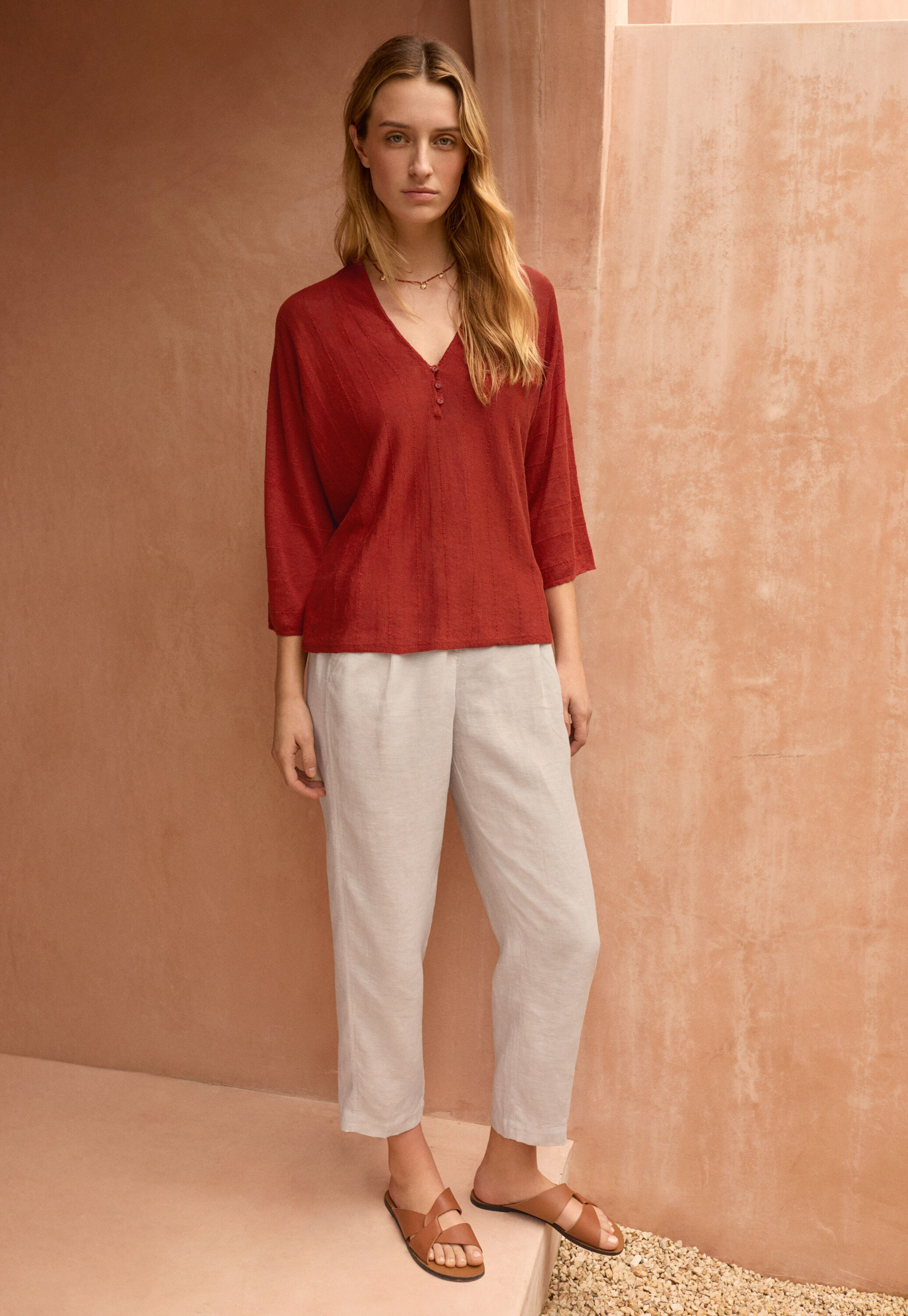 Garment-dyed overshirt