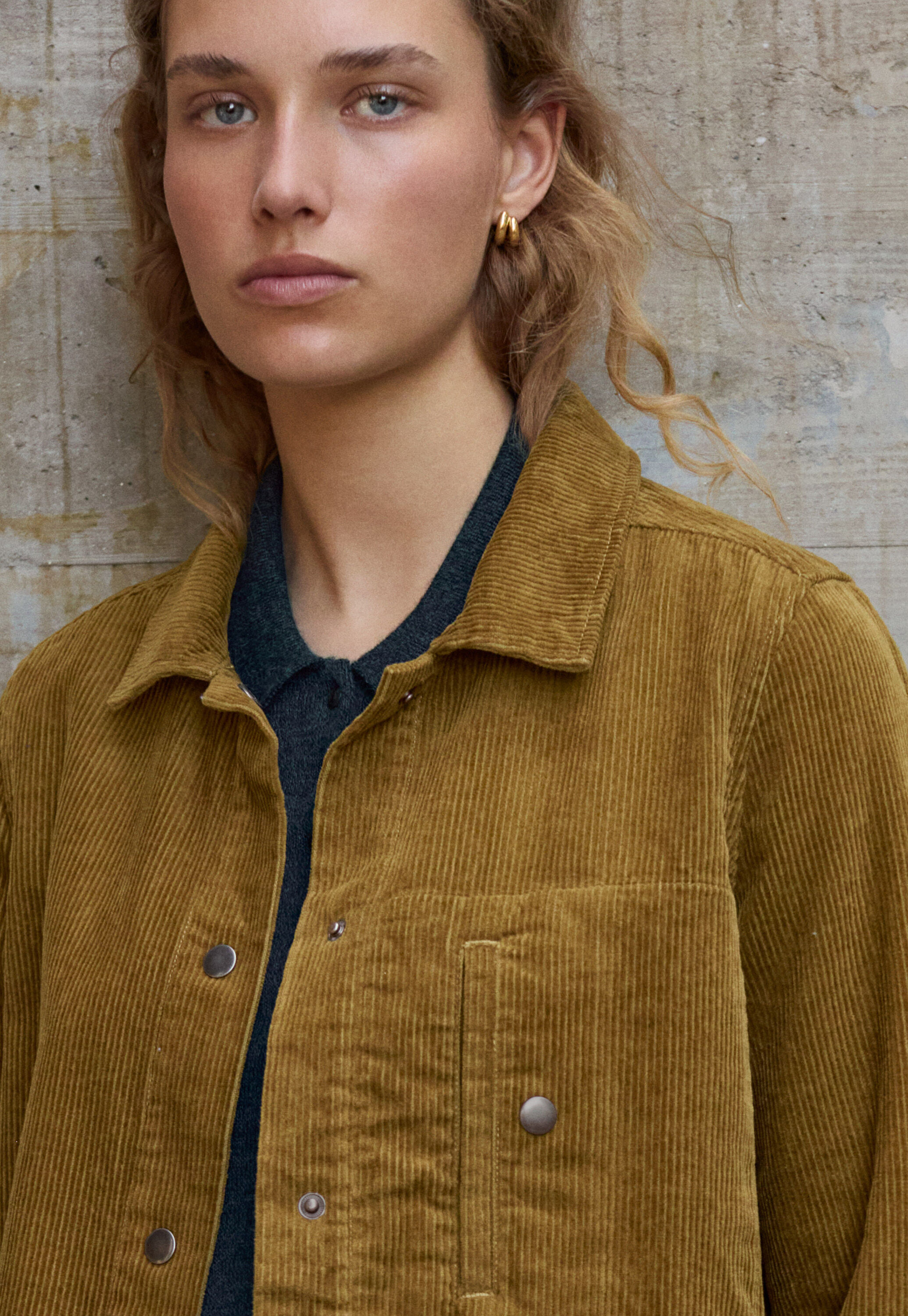 Cord overshirt