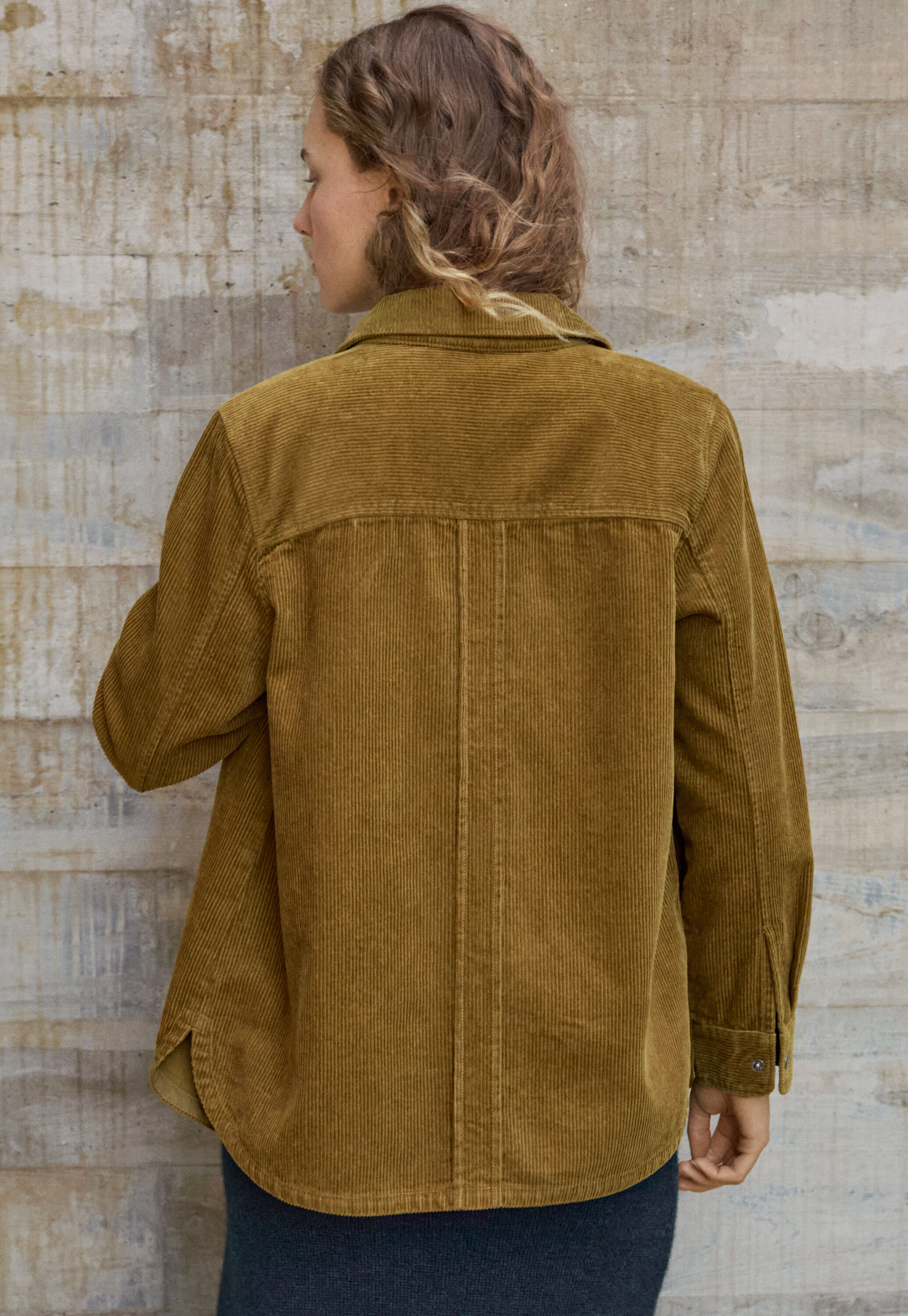 Cord overshirt