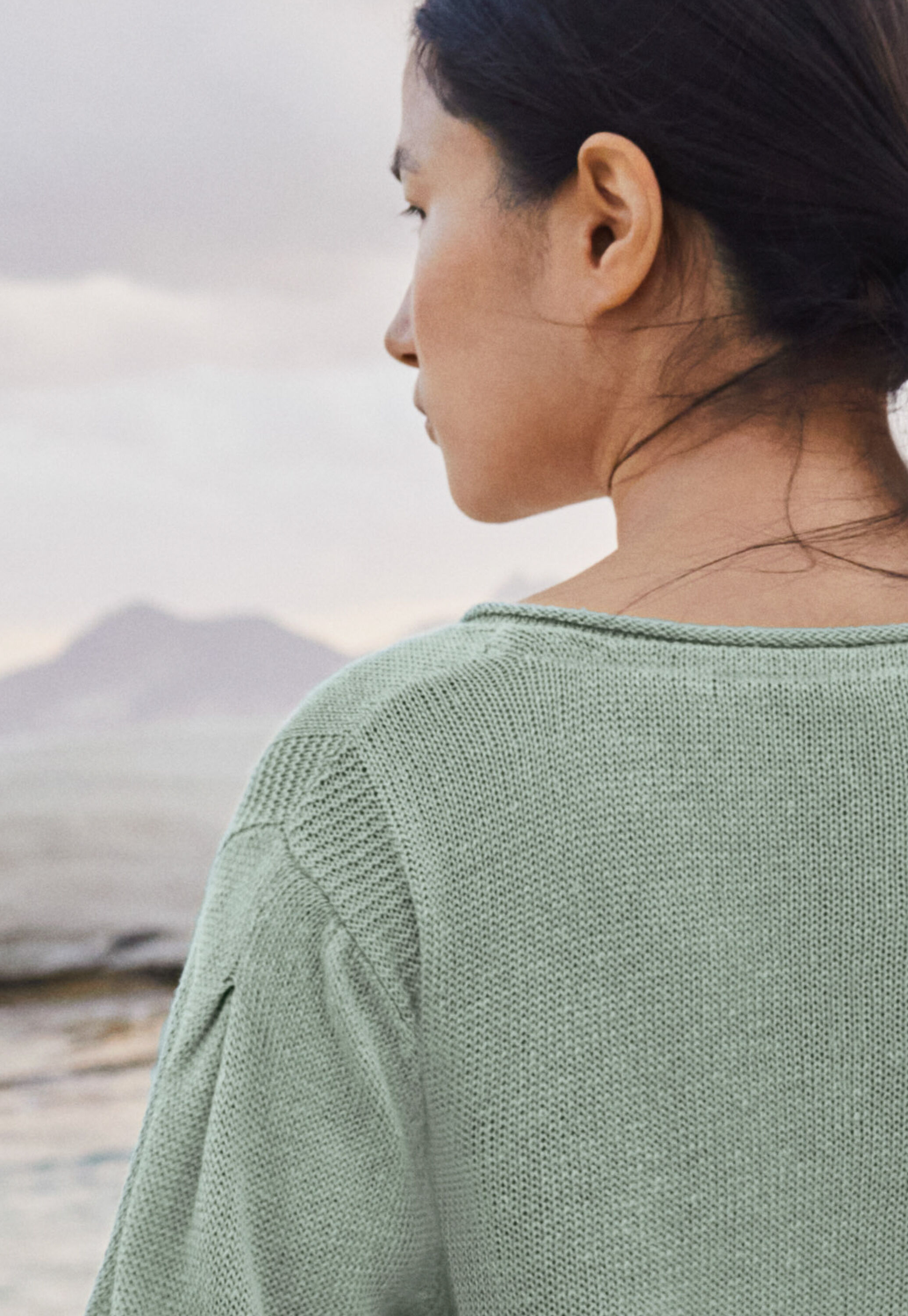 V-neck sweater
