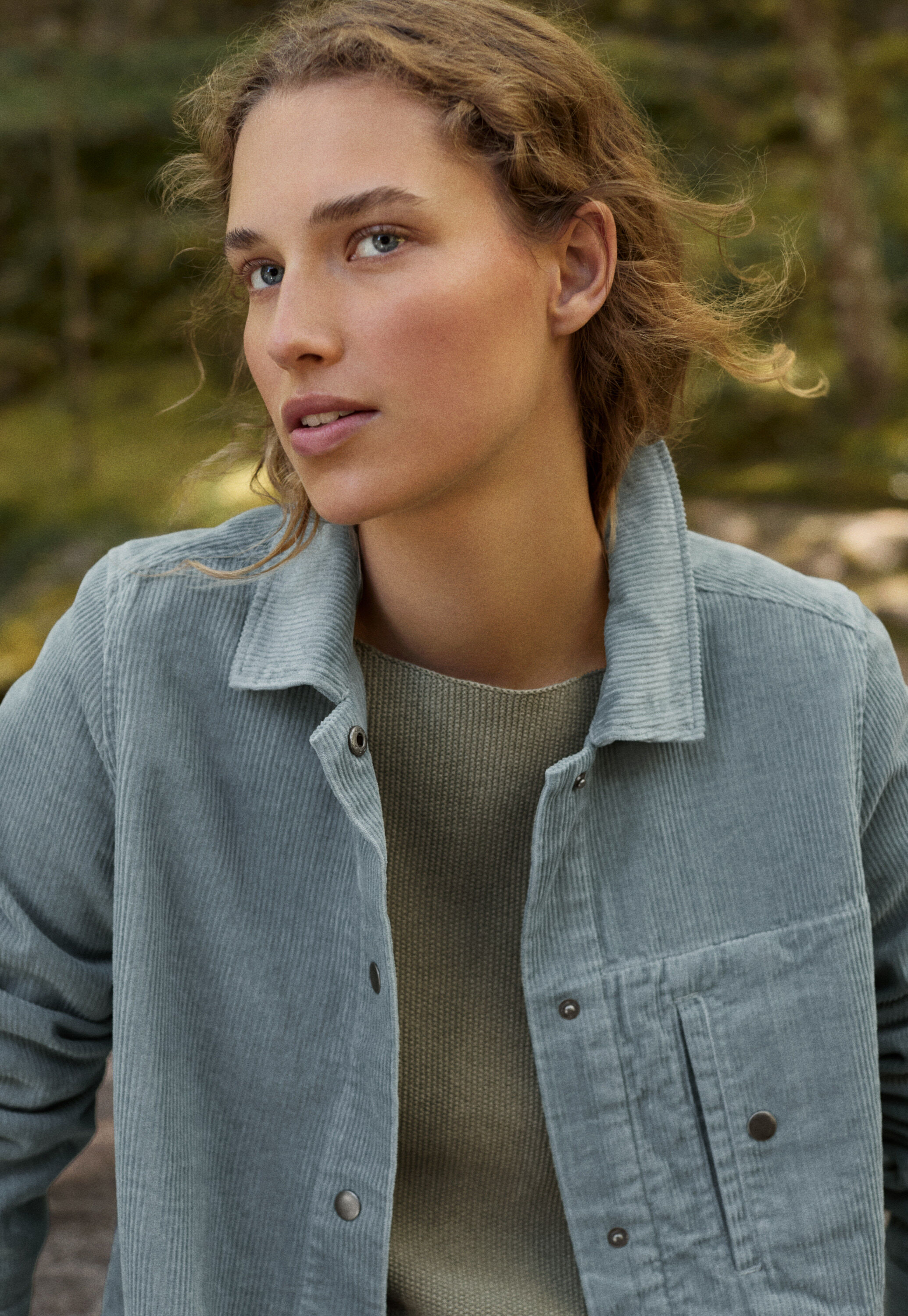 Cord overshirt