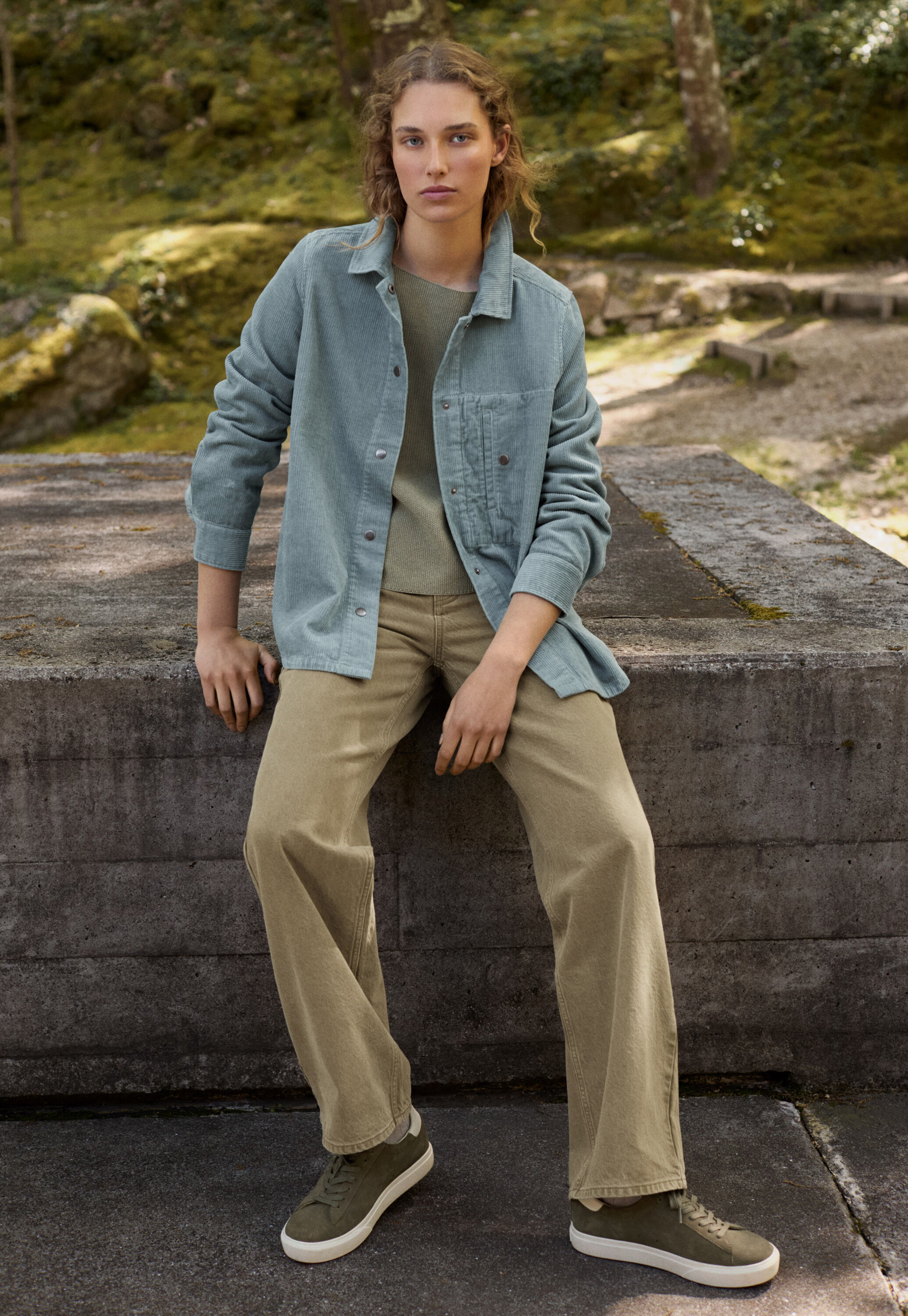 Cord overshirt