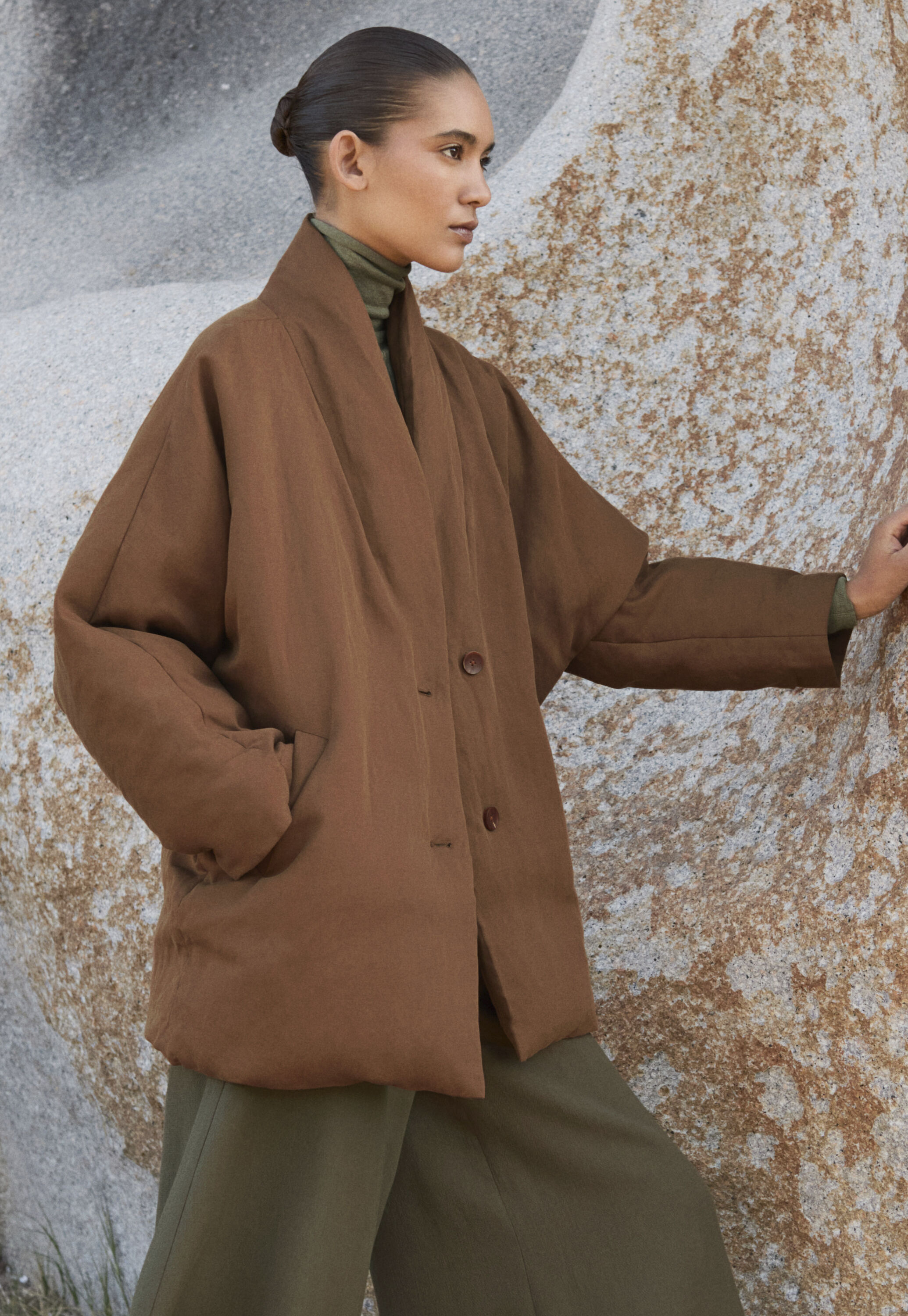 Edge-to-edge cardigan