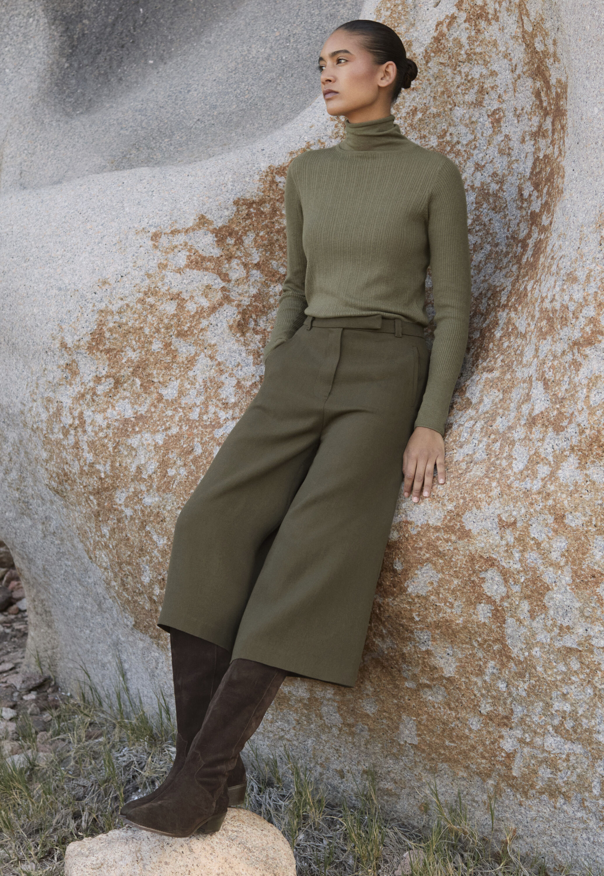 Pleat-front trousers
