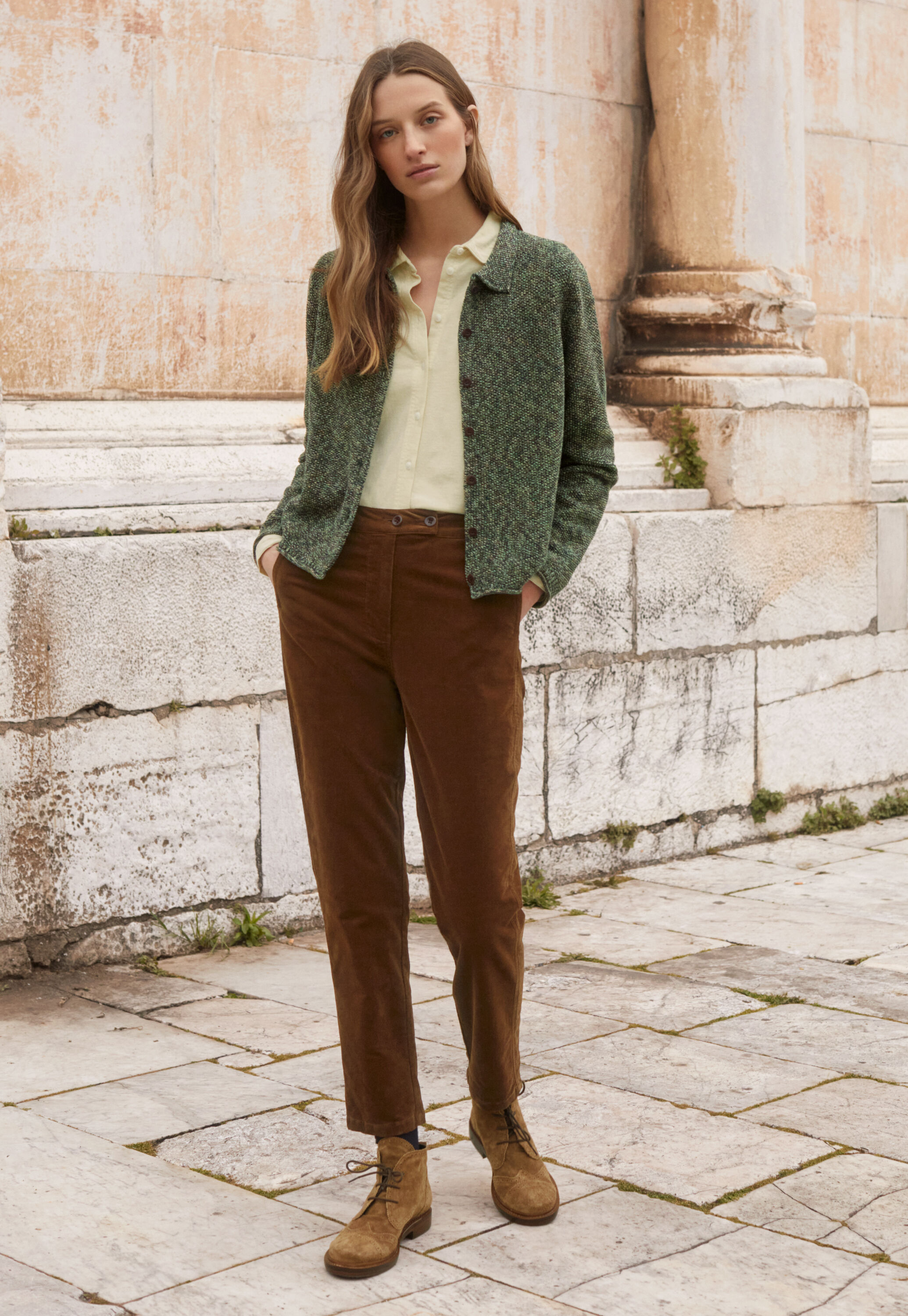 Slim tapered trousers