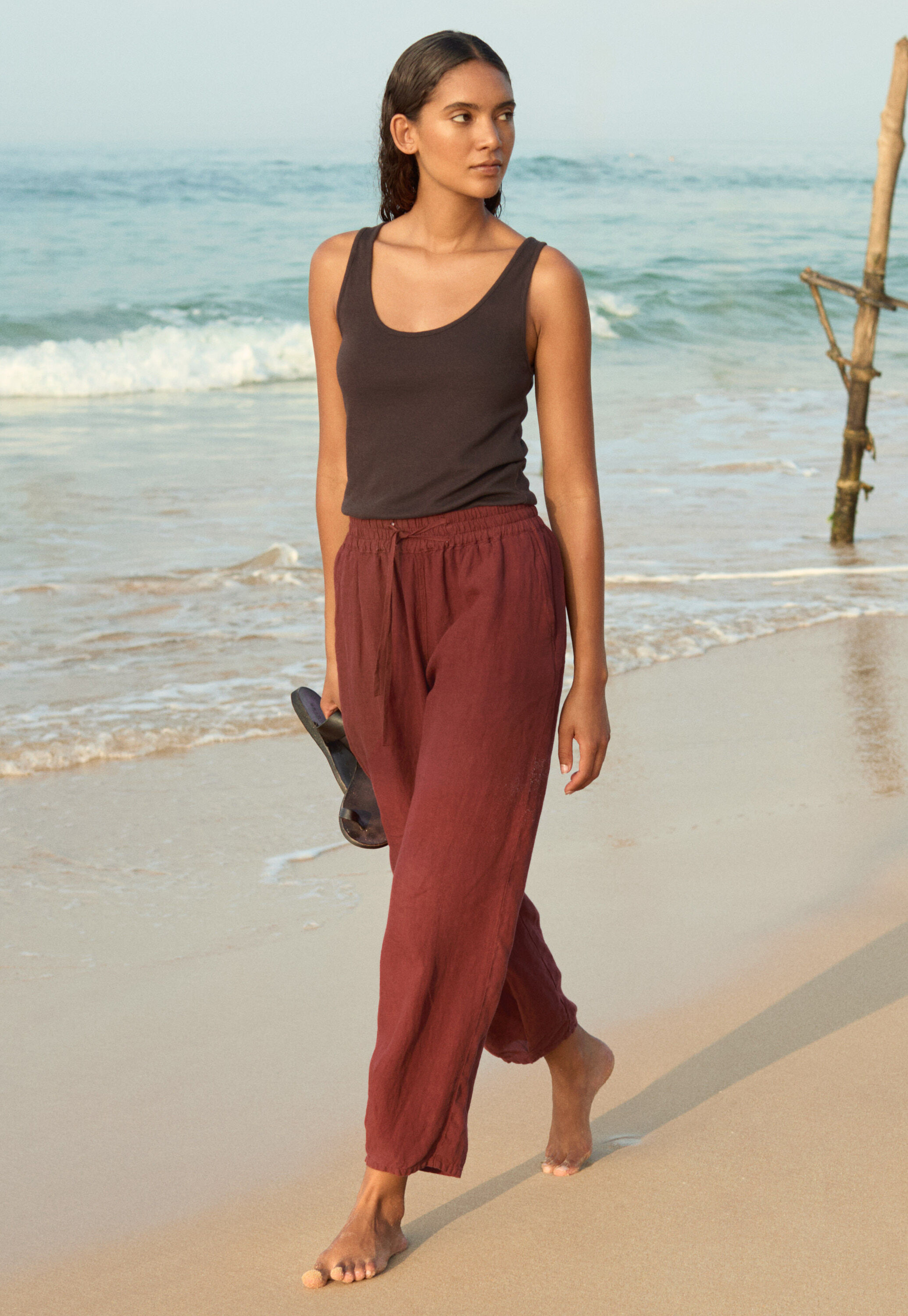 Pleat-front trousers