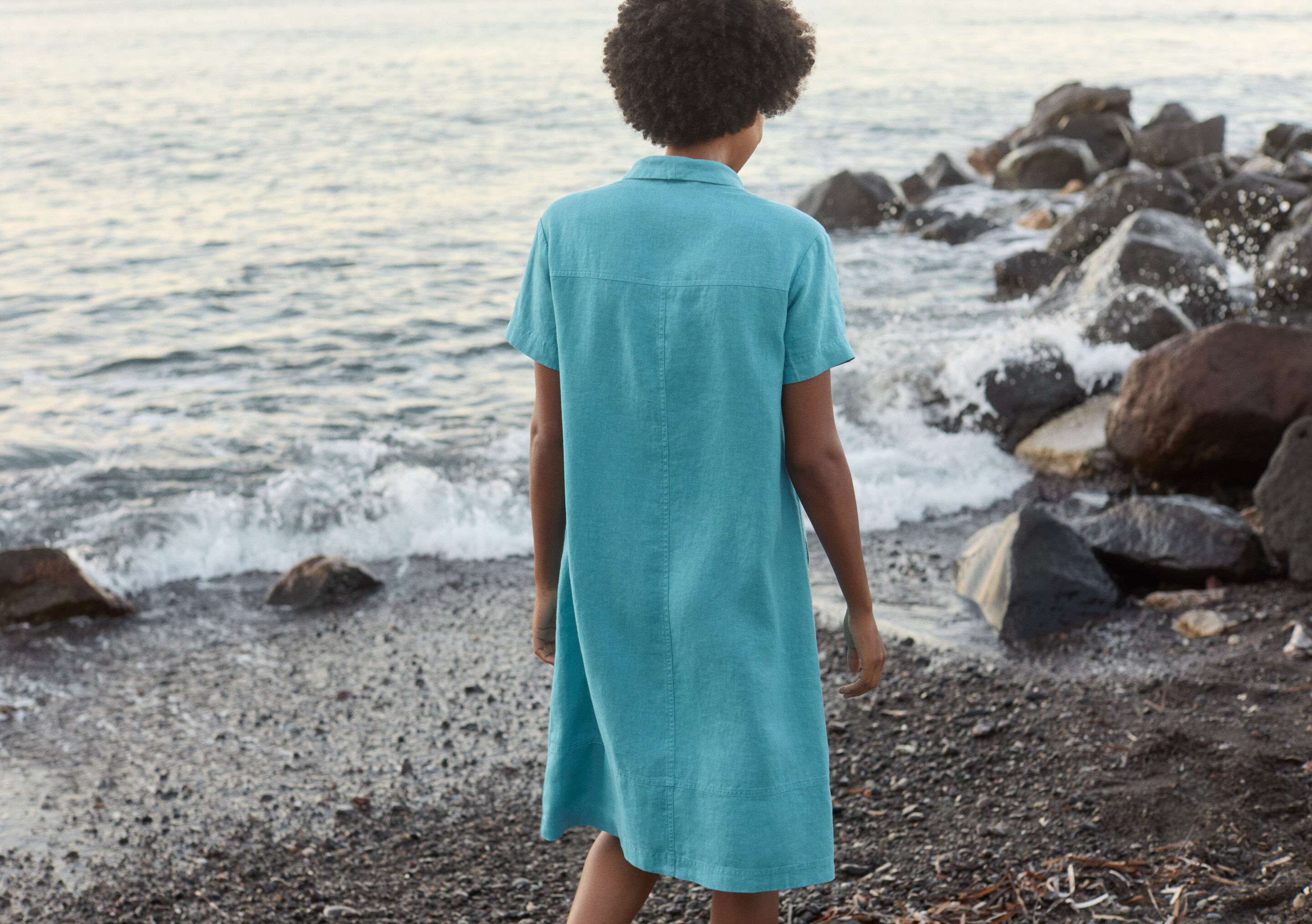 Garment-dyed overshirt