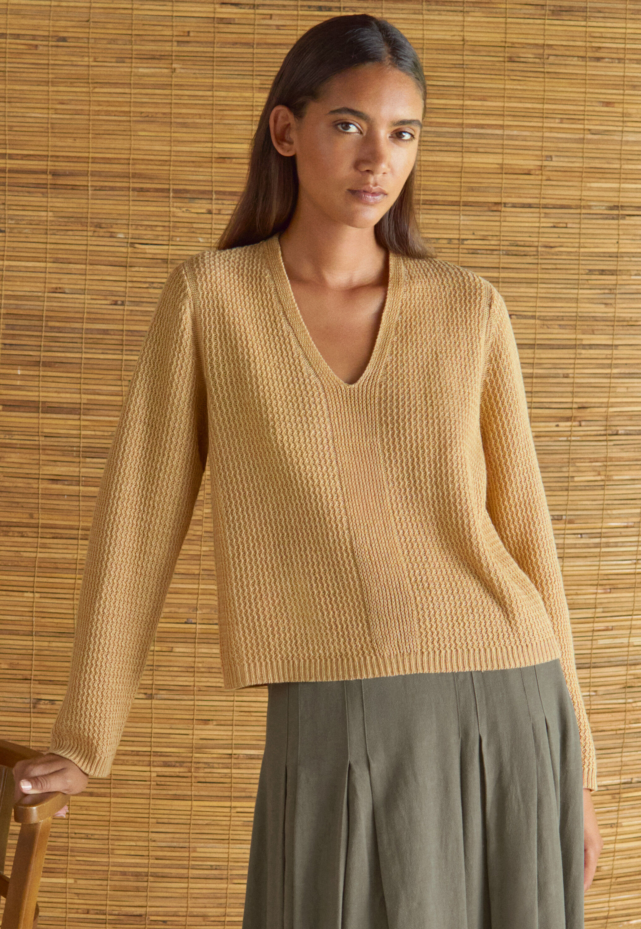 Round-neck sweater