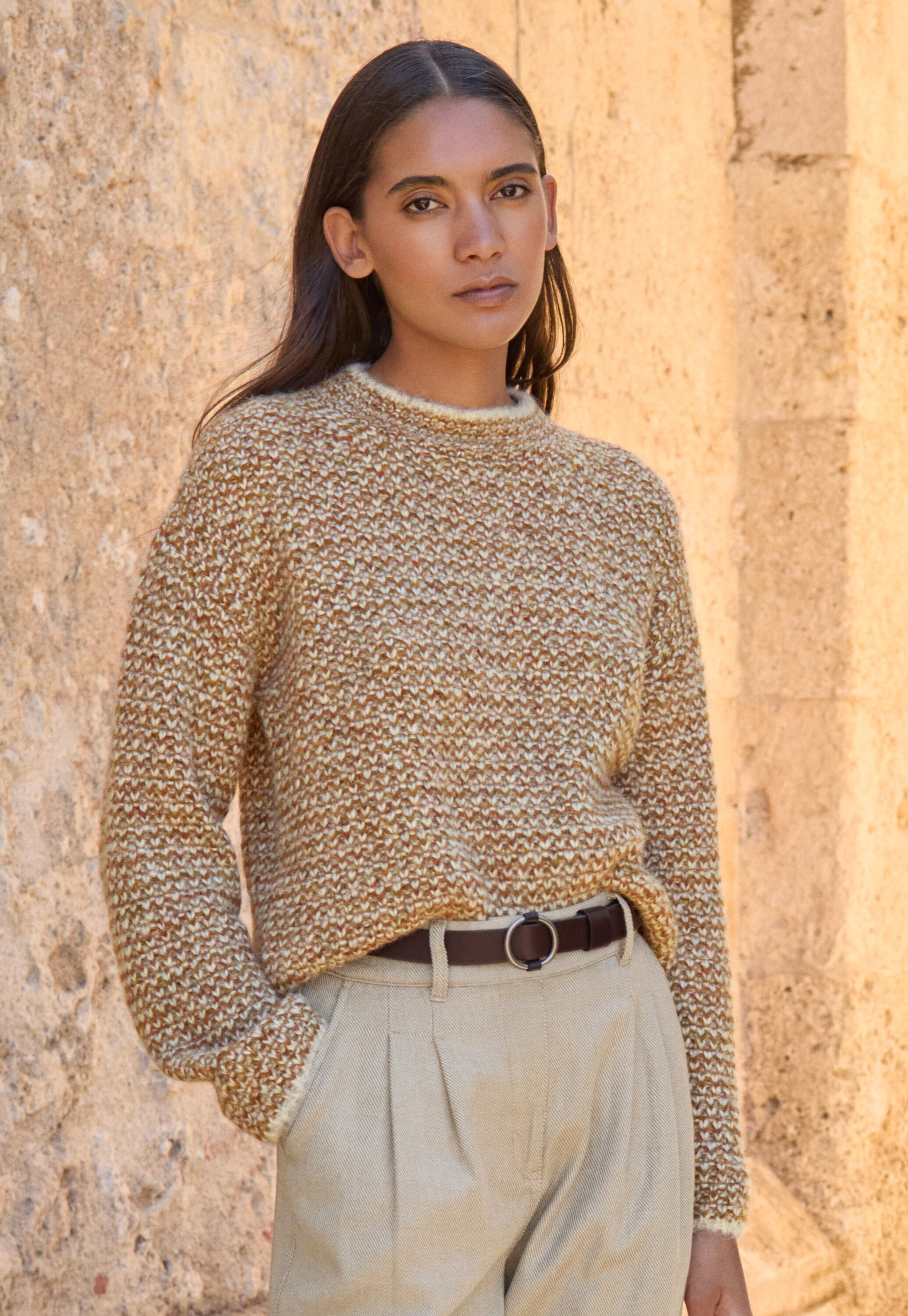 Round-neck sweater
