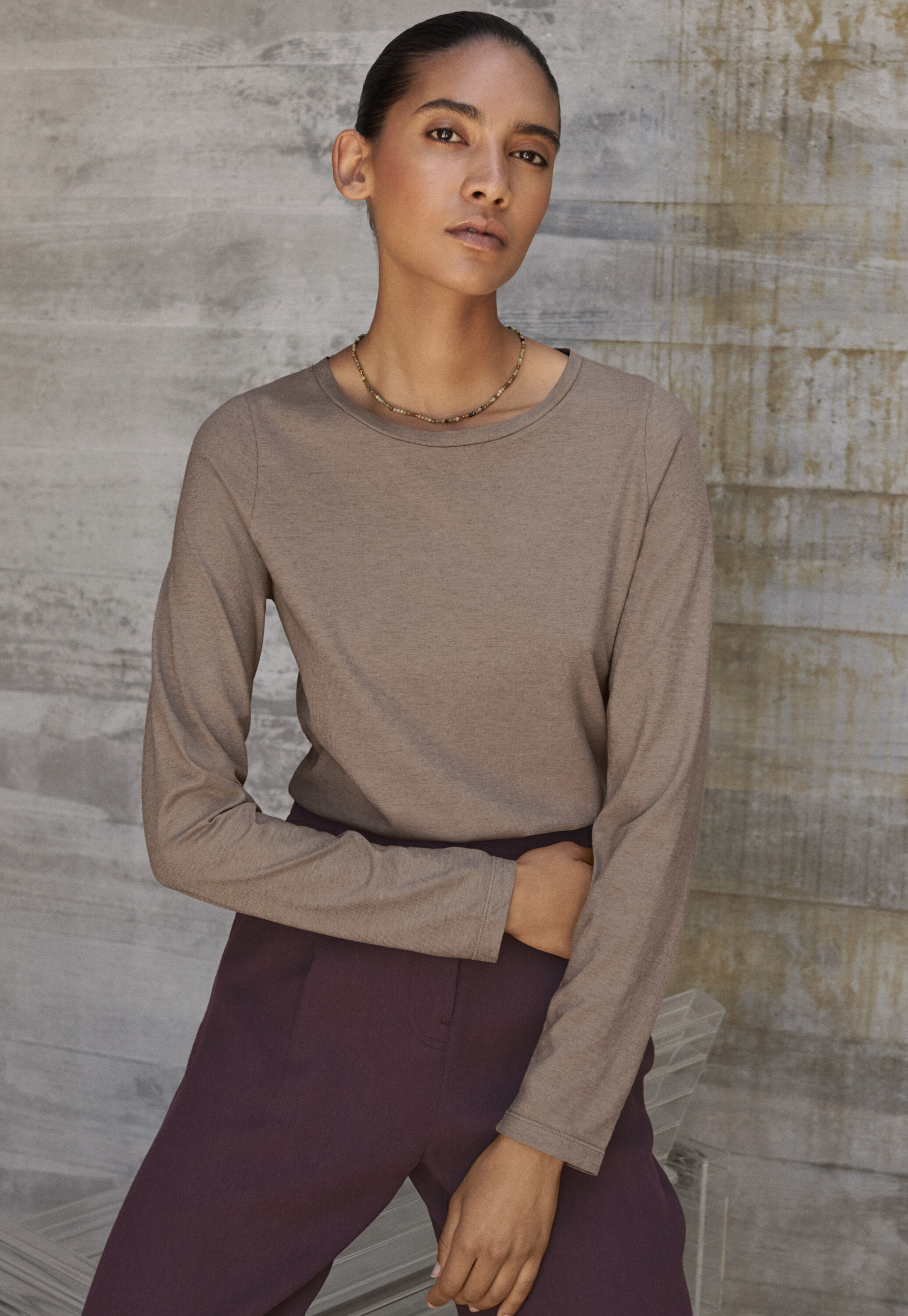 Button-through rib top