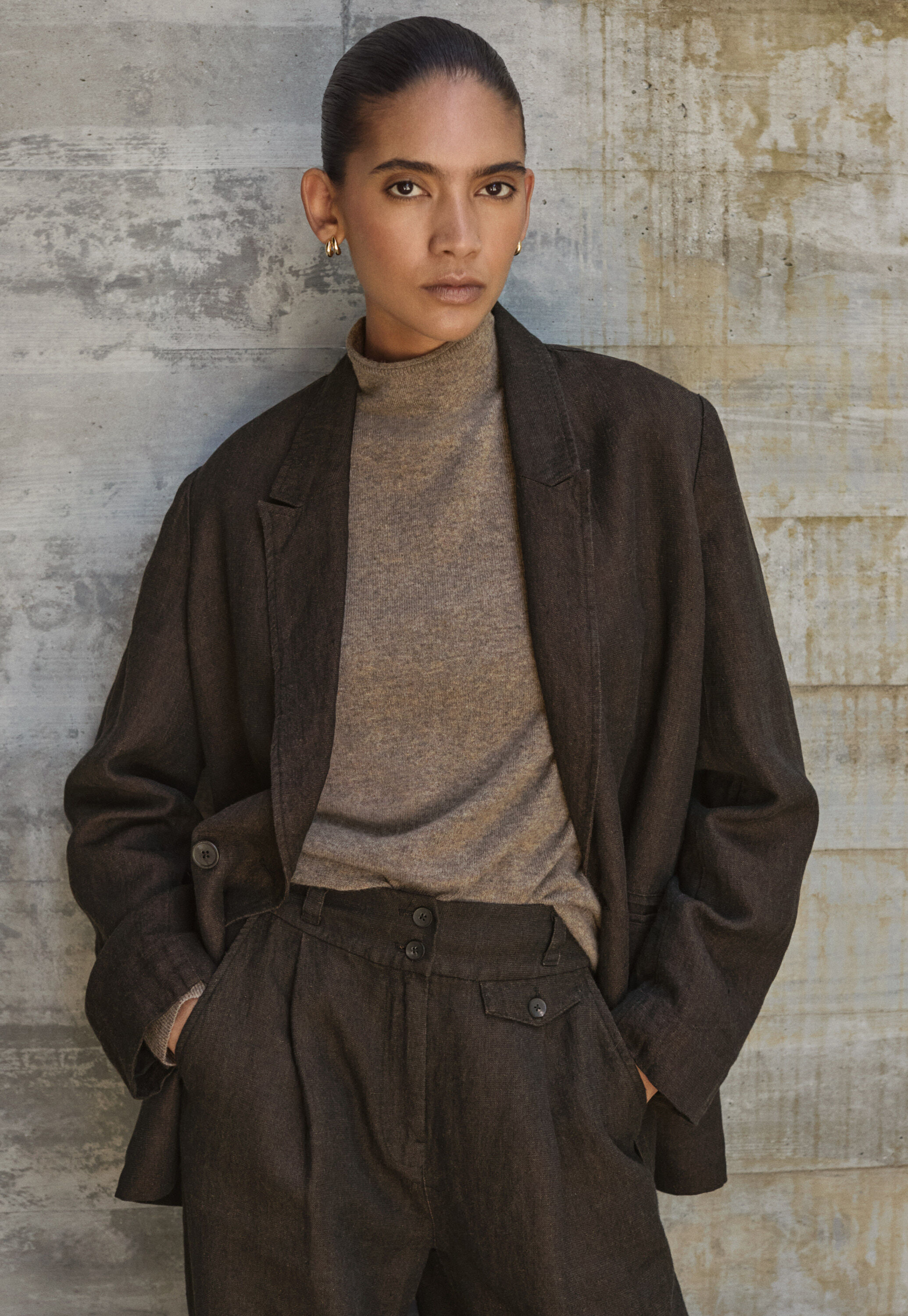 Edge-to-edge cardigan