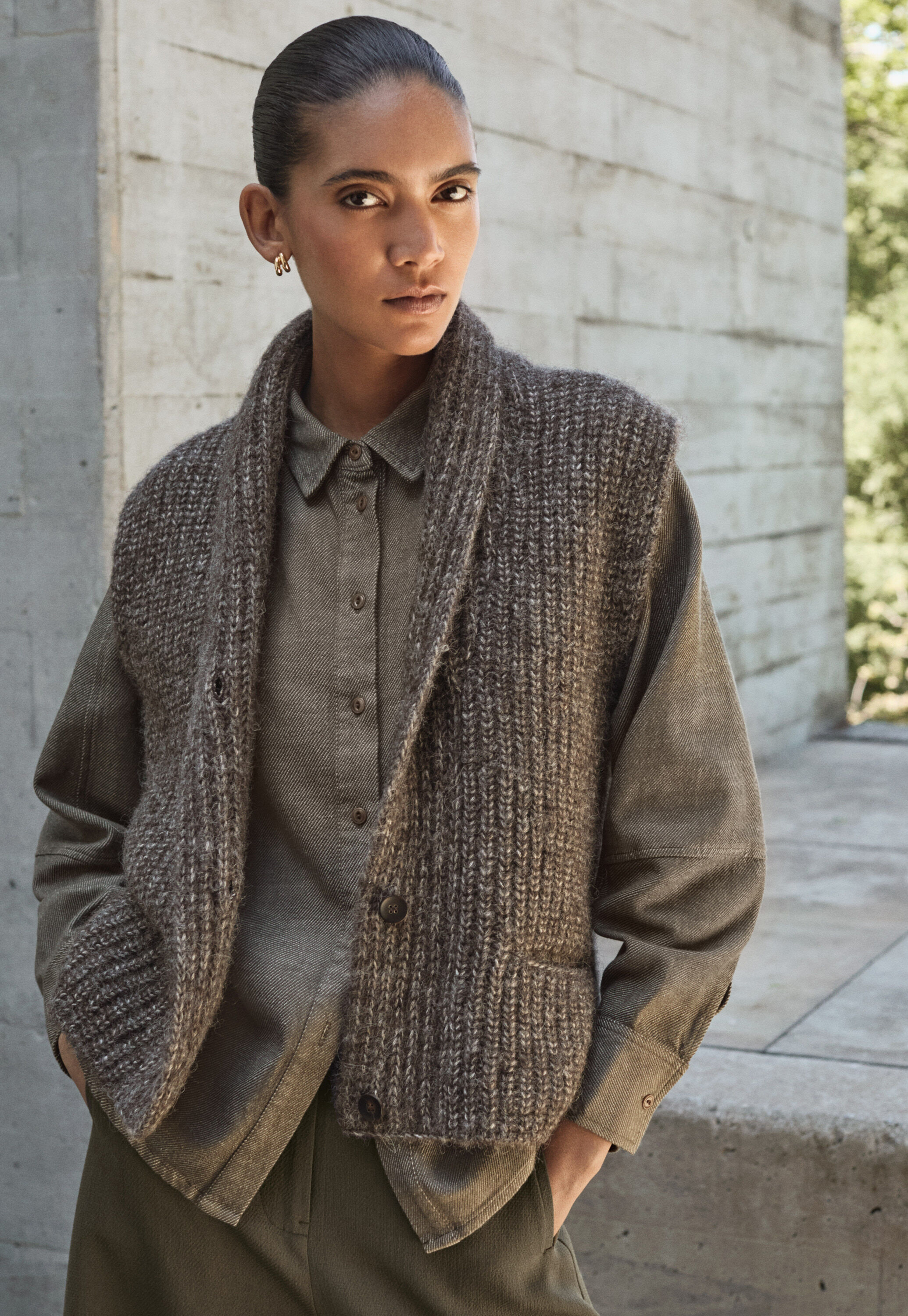 Round-neck sweater