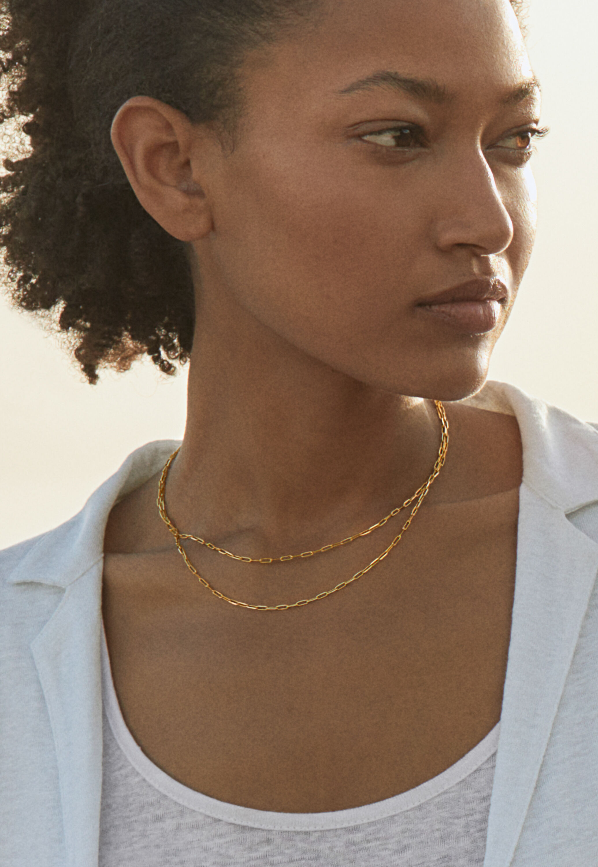 Fine chain necklace