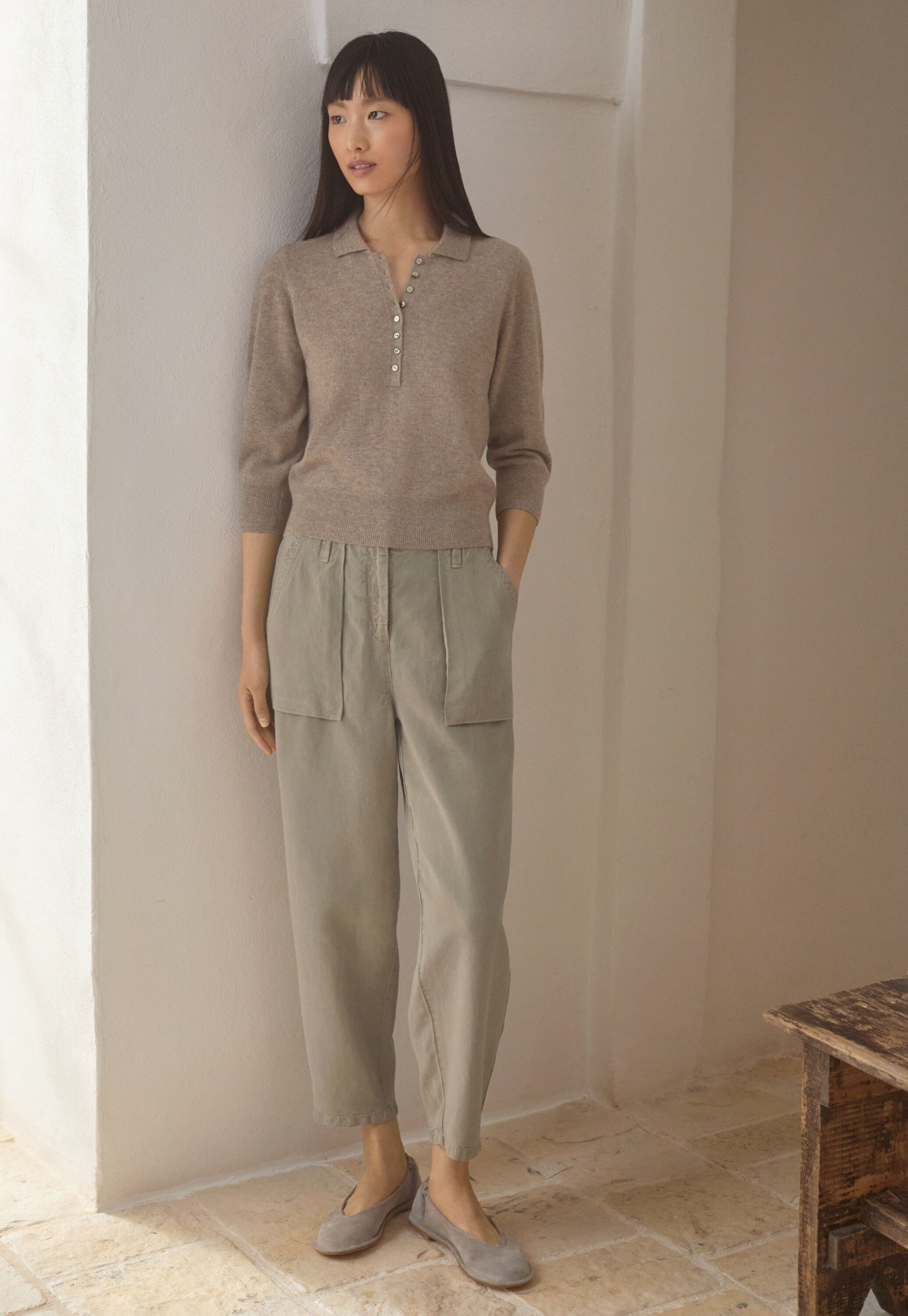 Collared sweater