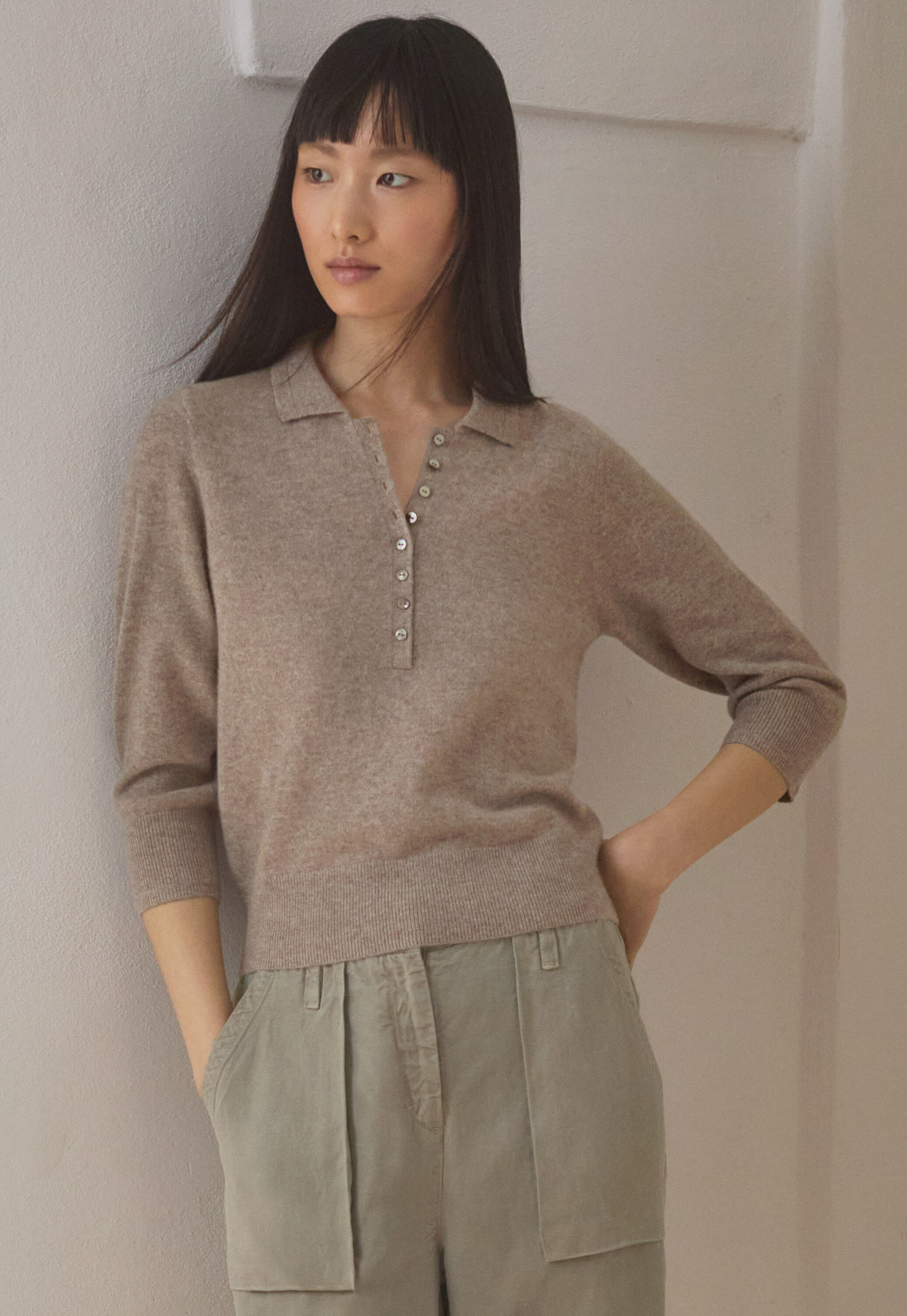 Collared sweater