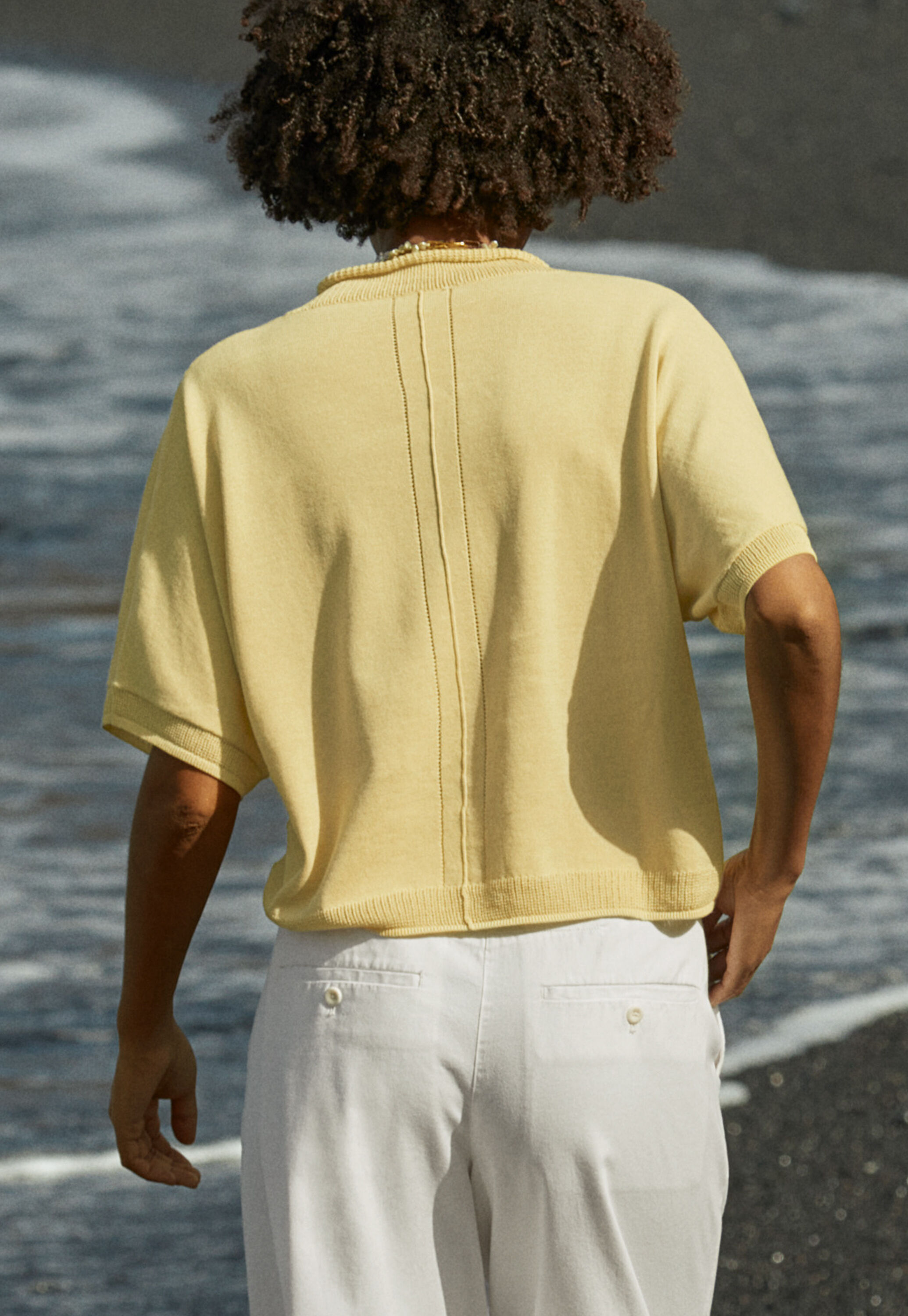 V-neck sweater