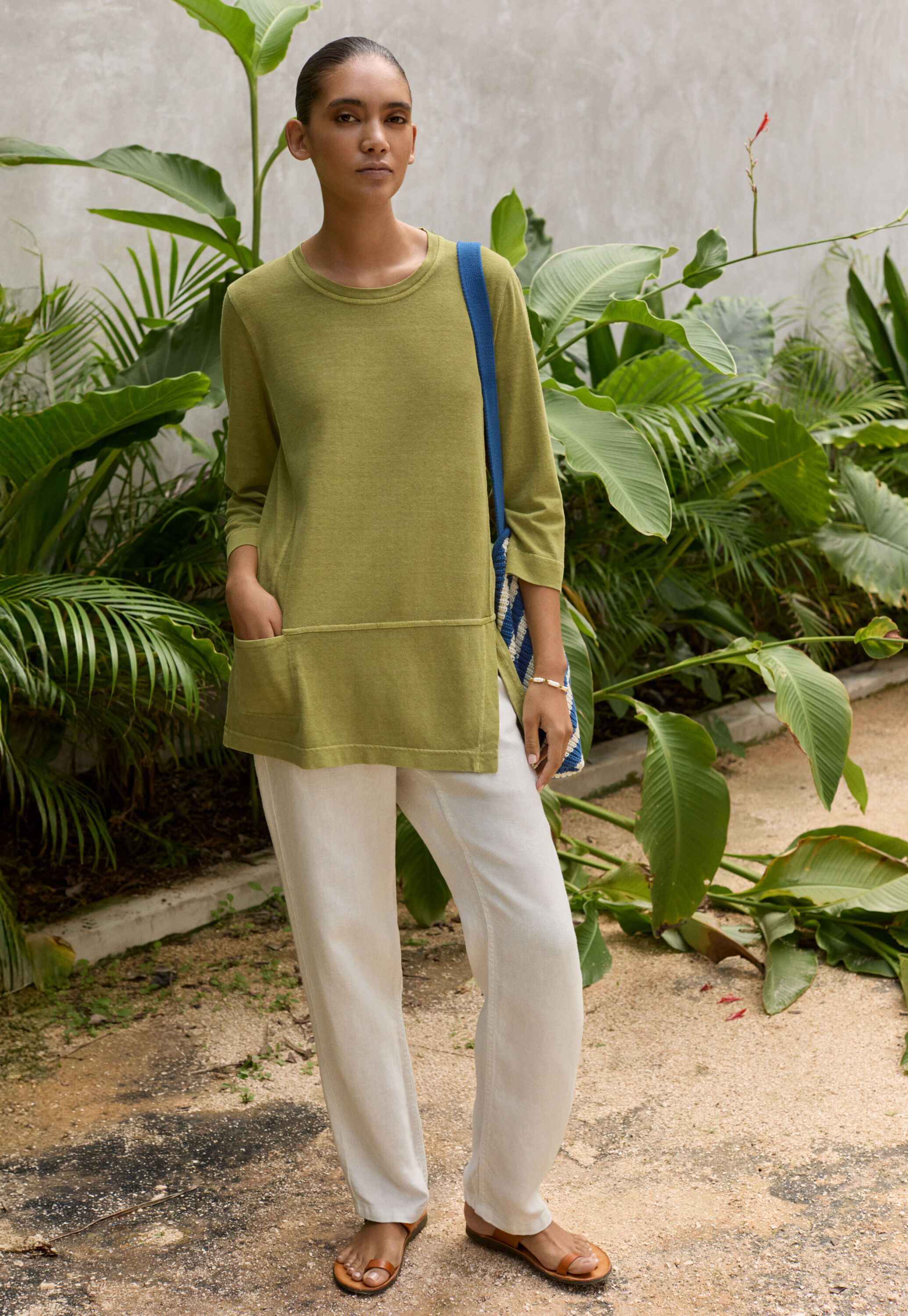 Jersey tunic