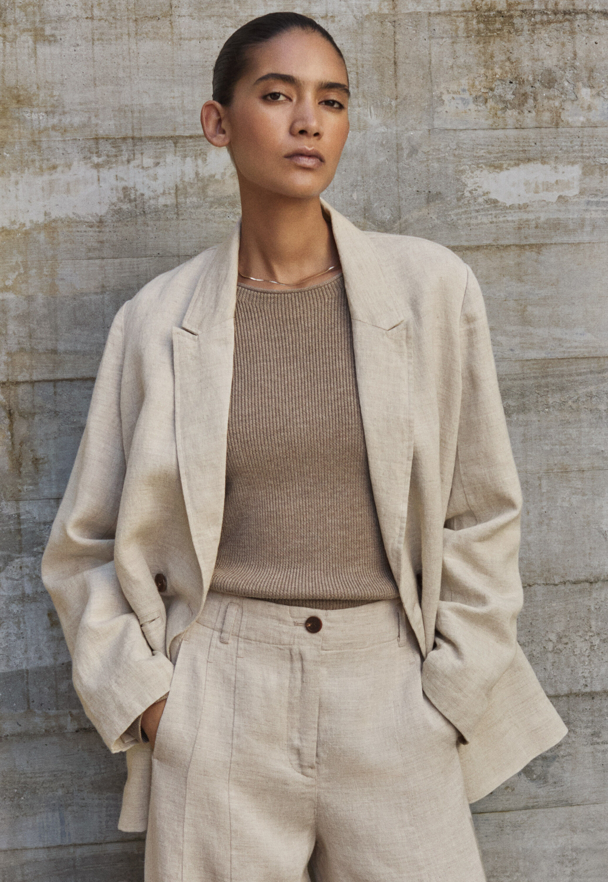 Double-breasted jacket