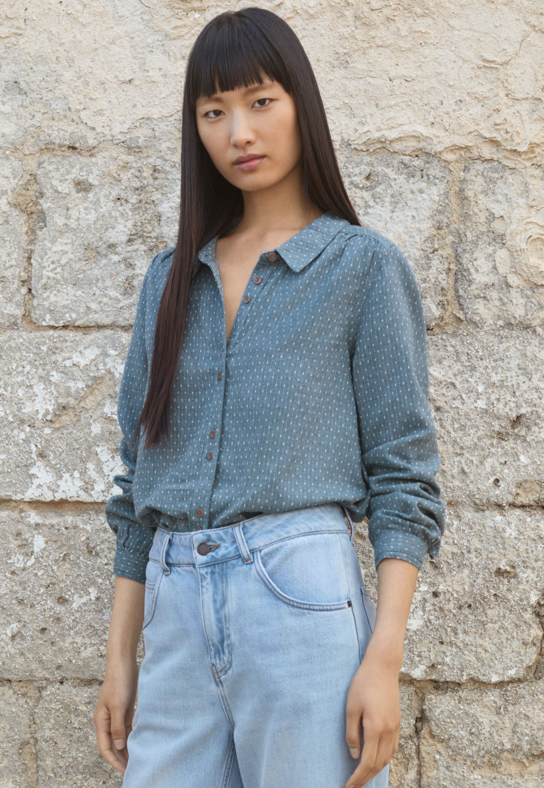 Button-through dress