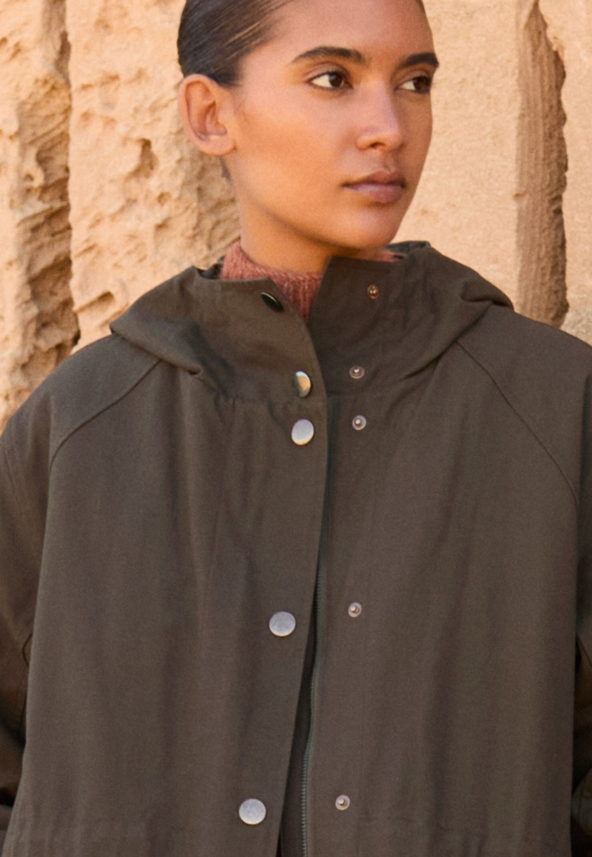 Hooded parka, Cocoa, large