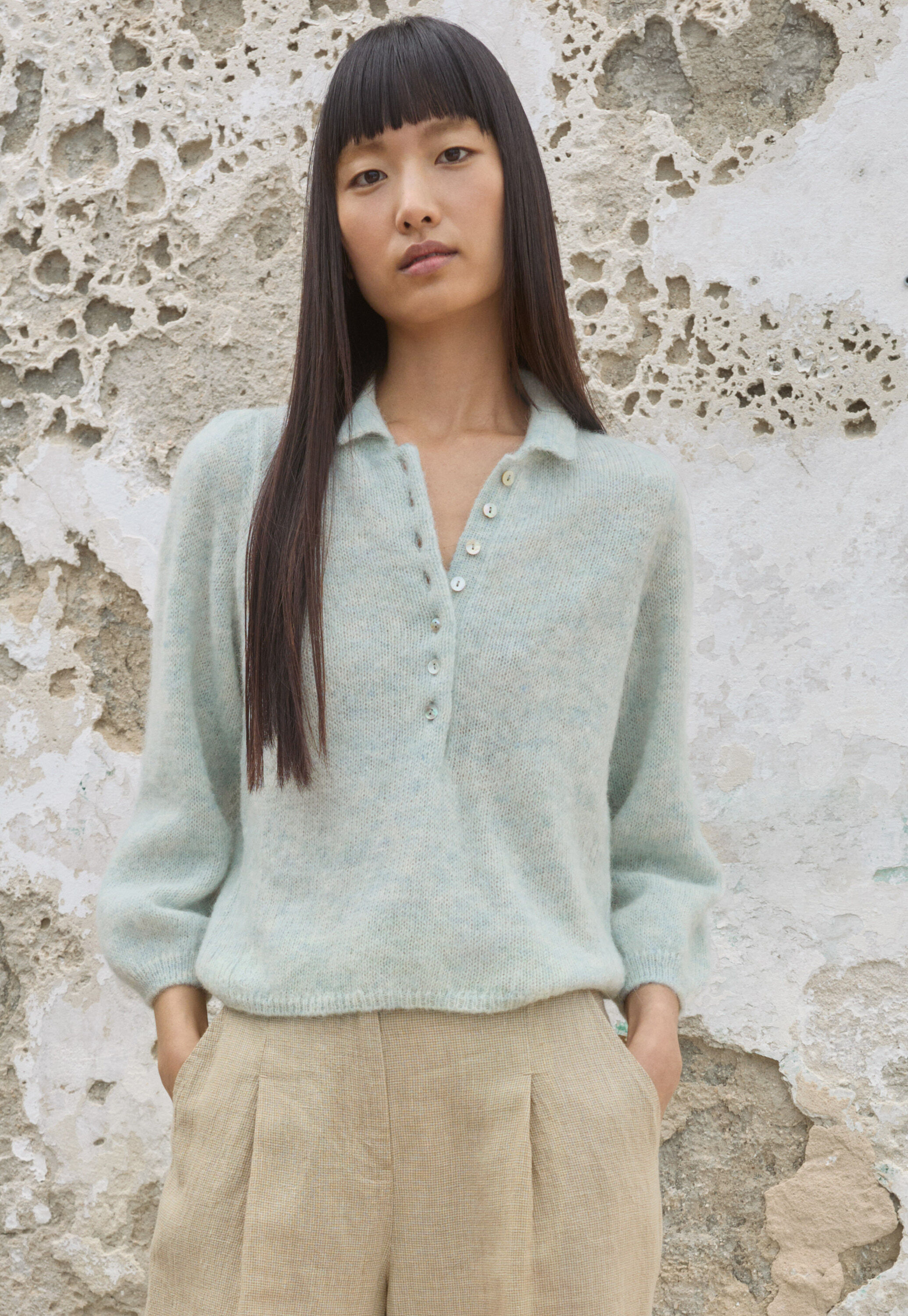 Round-neck sweater