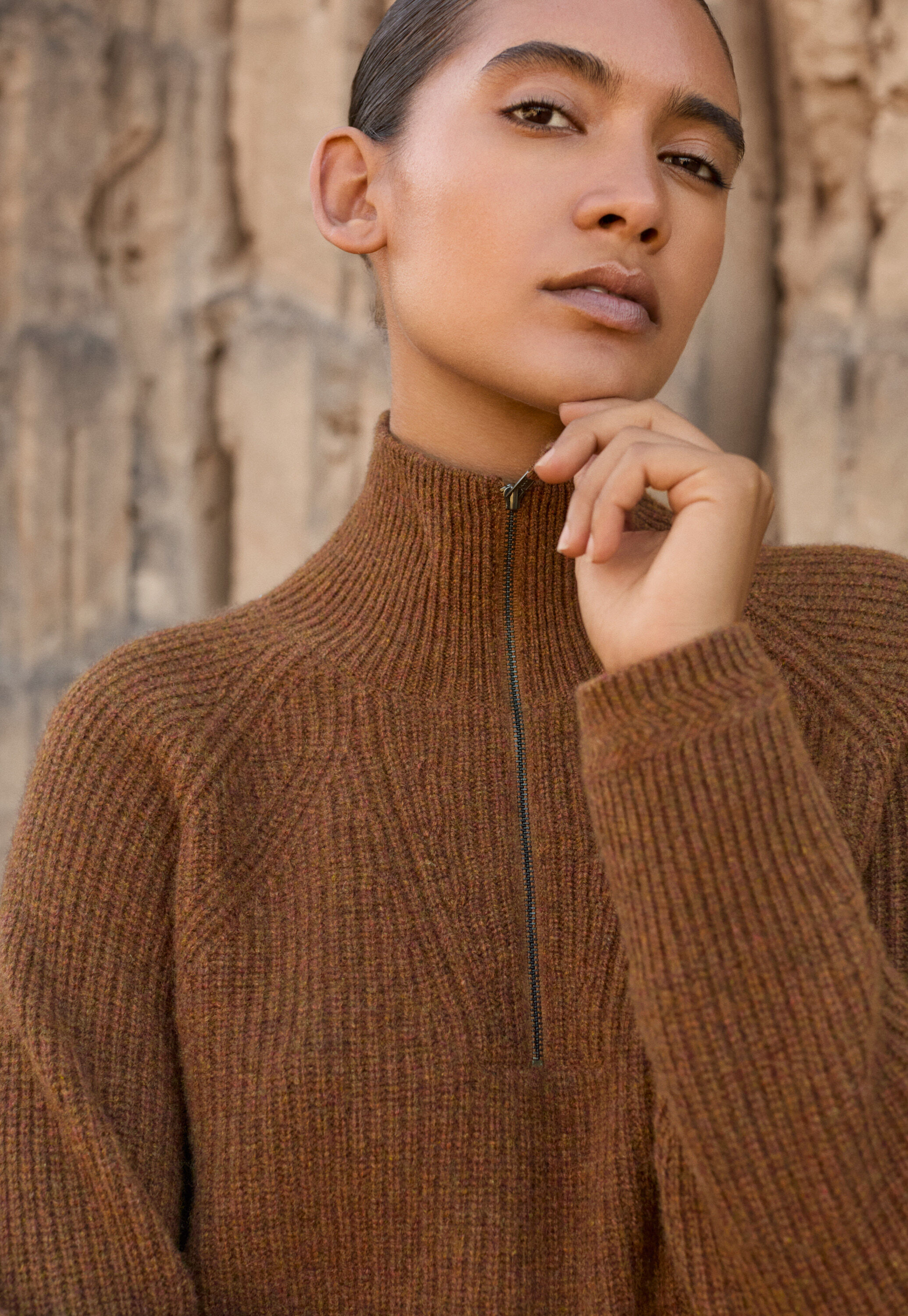 Round-neck sweater