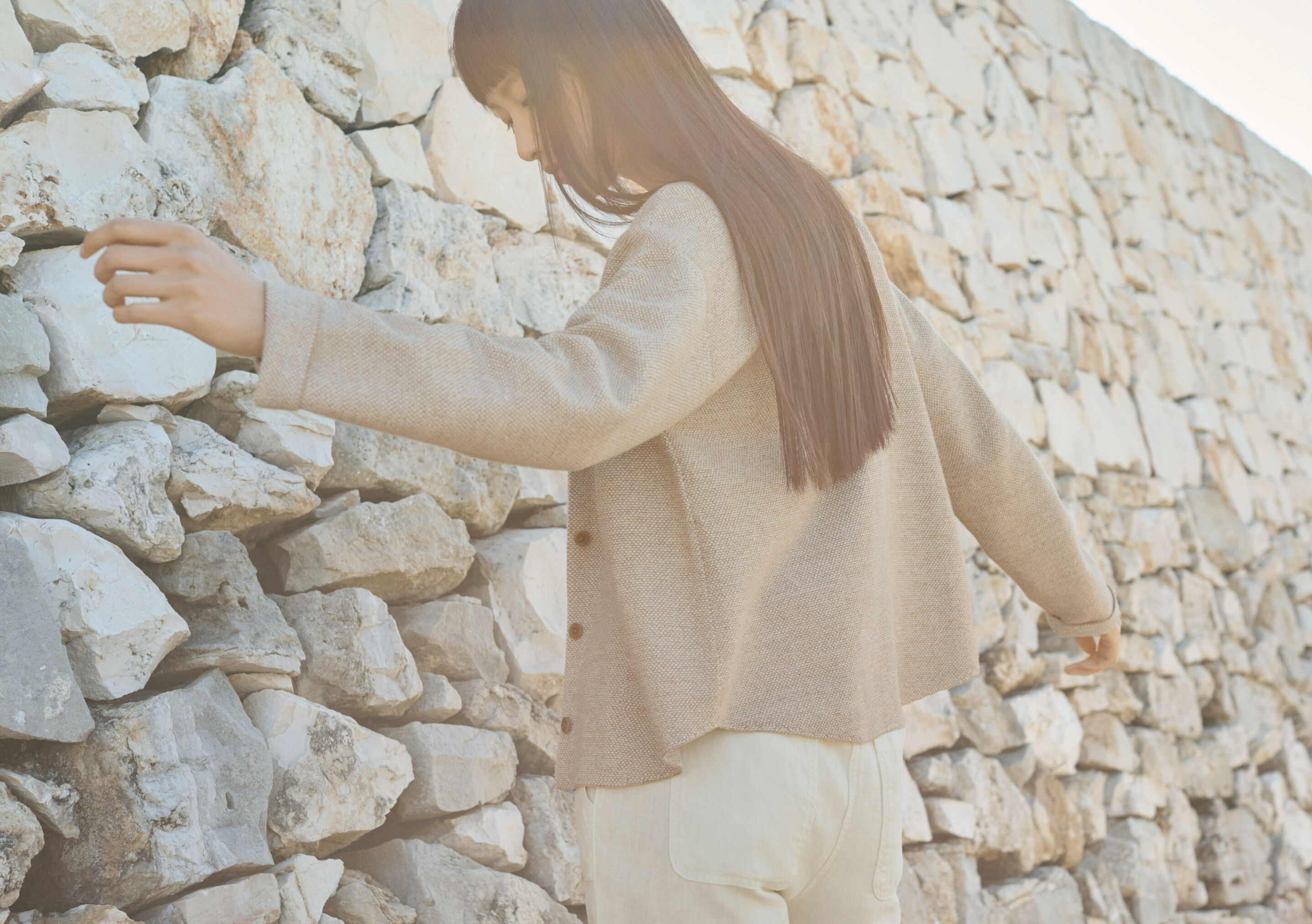 Collared cardigan