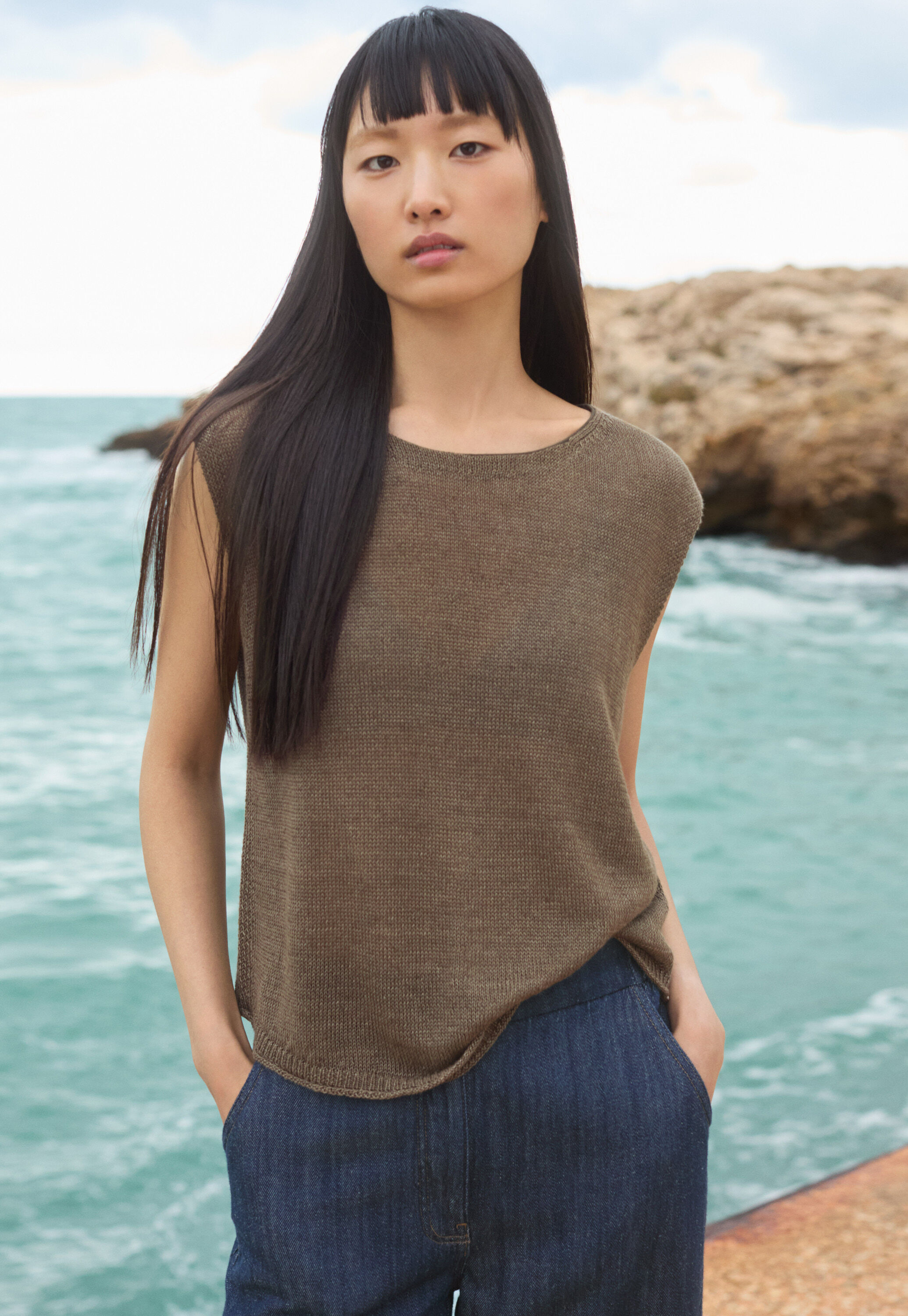 Knitted top