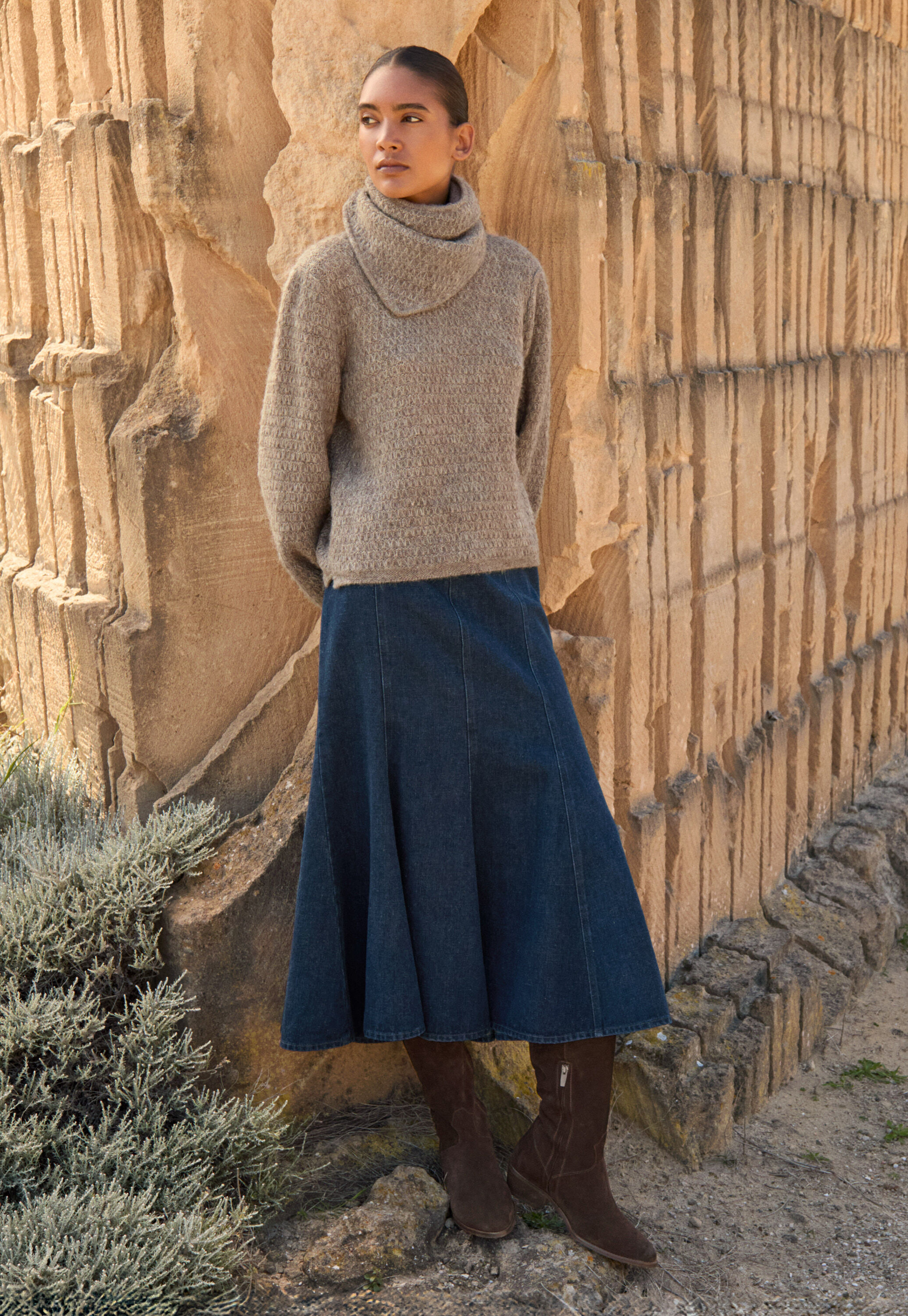 Knitted dress