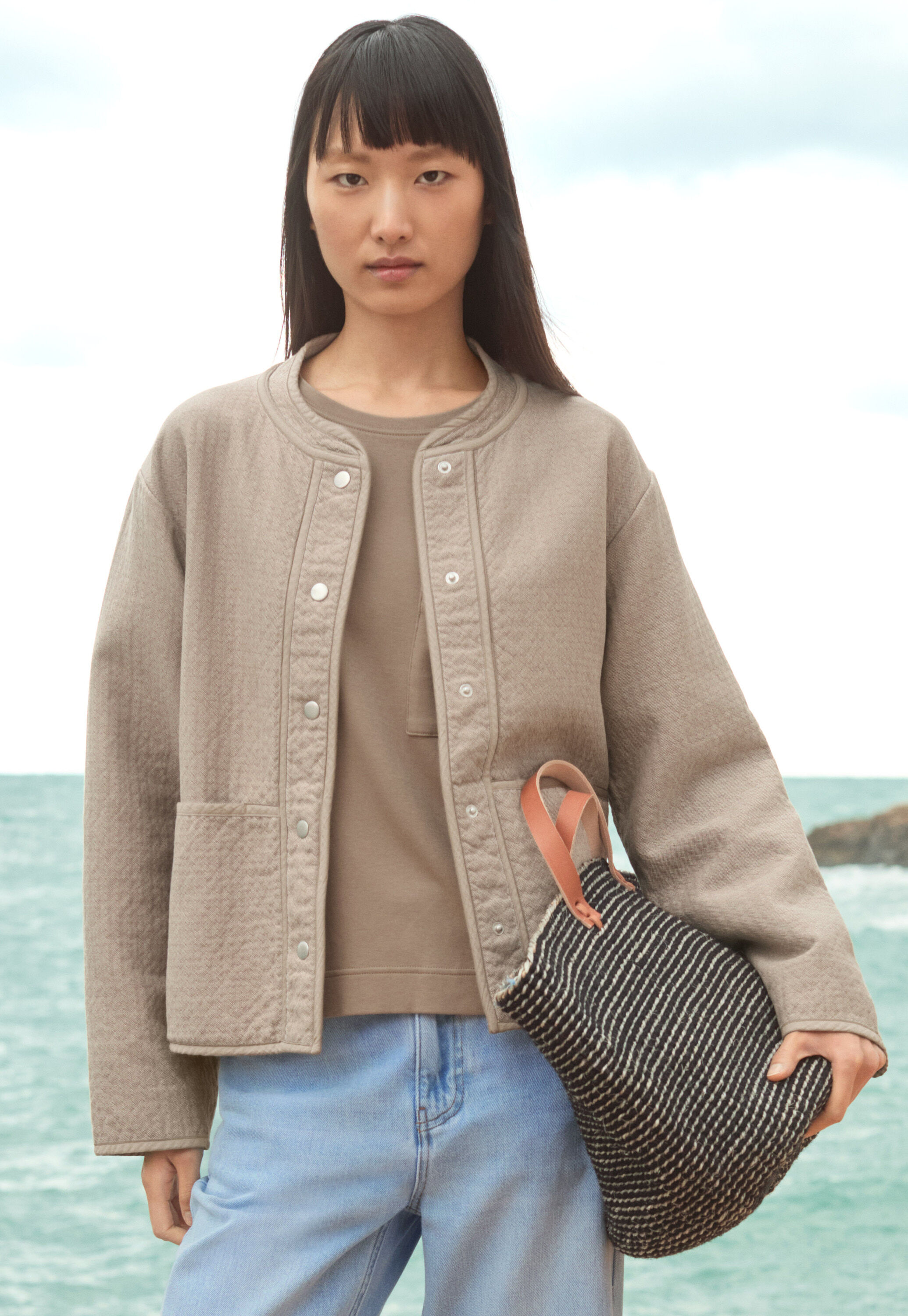 Edge-to-edge cardigan