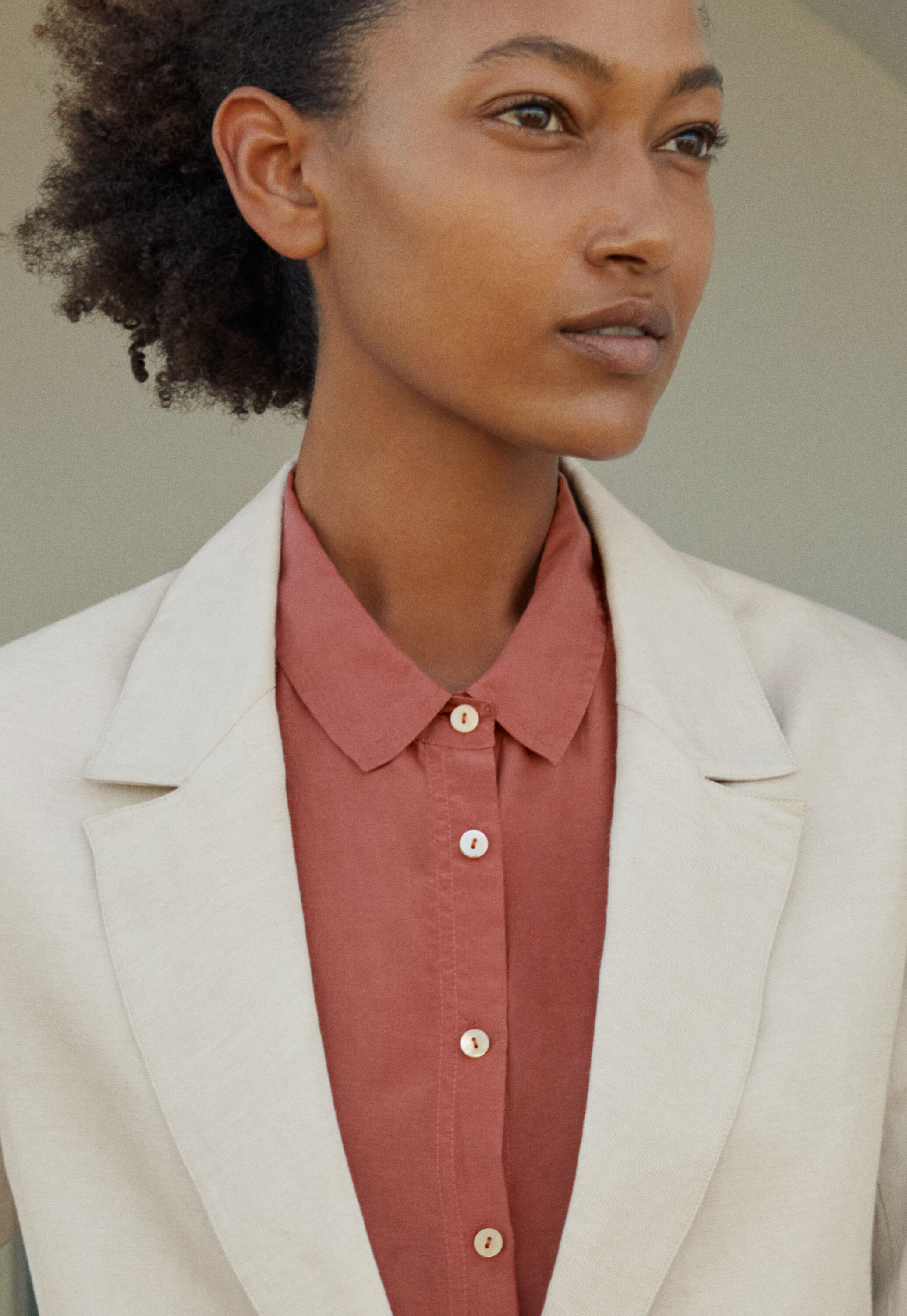 Belted jacket, Pearl, large