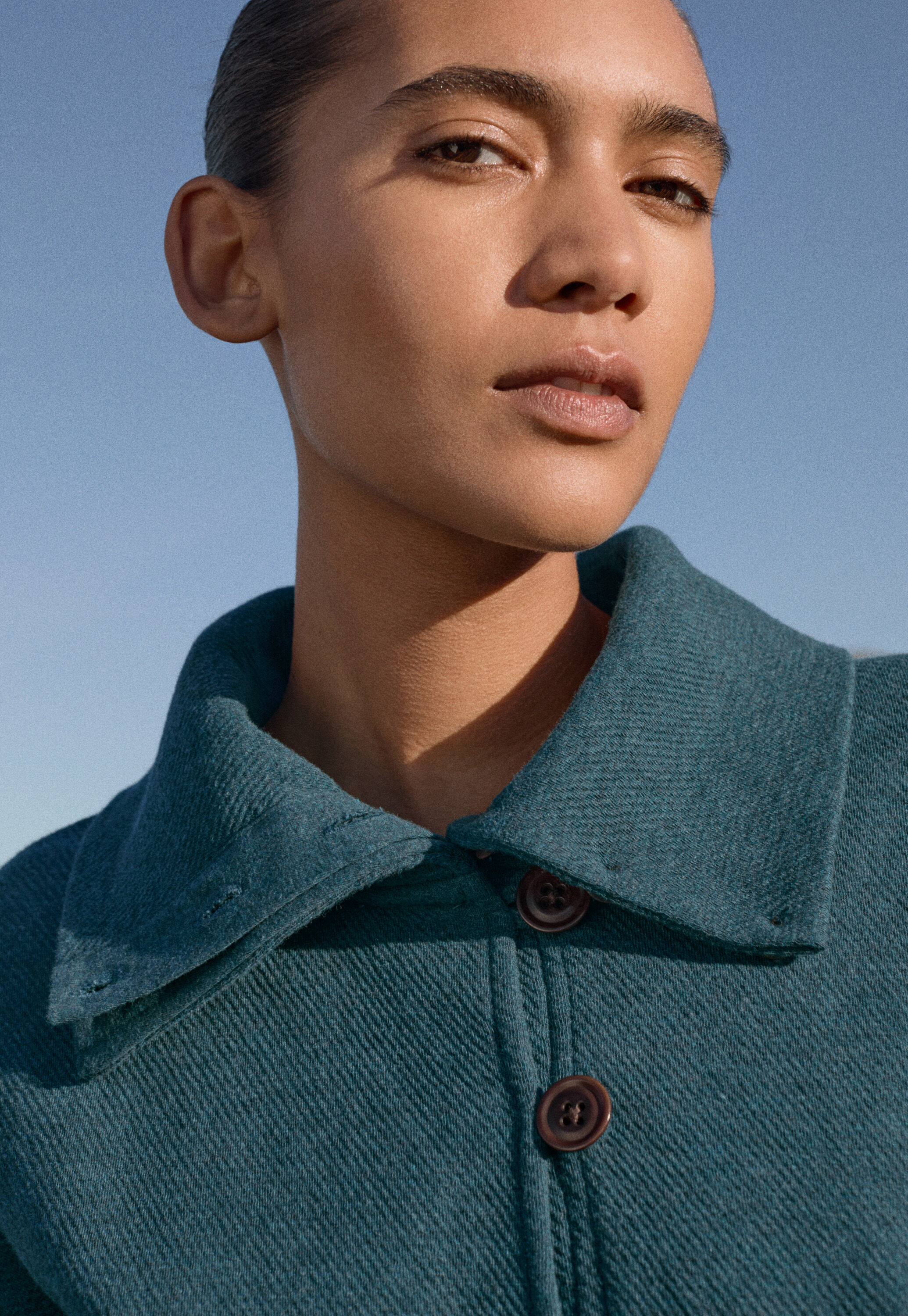 Funnel-neck tunic