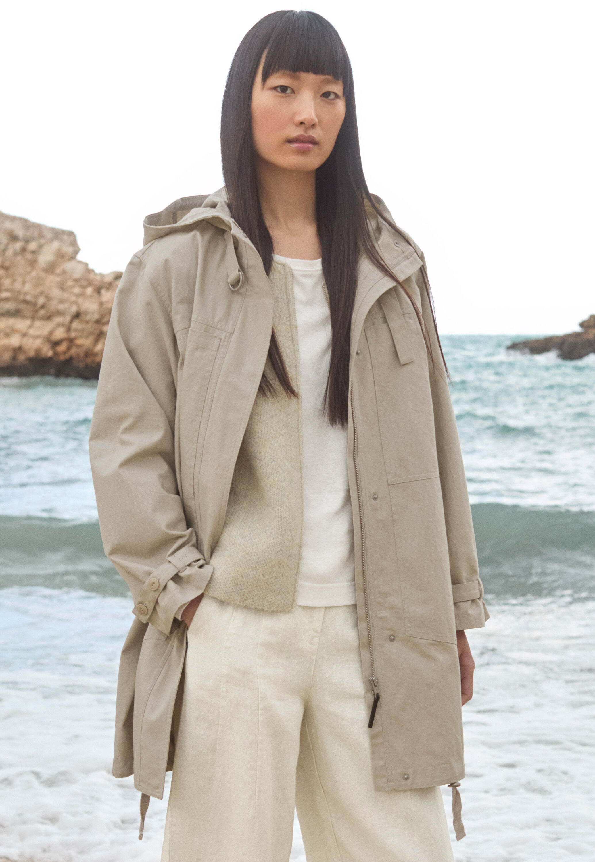 Edge-to-edge cardigan