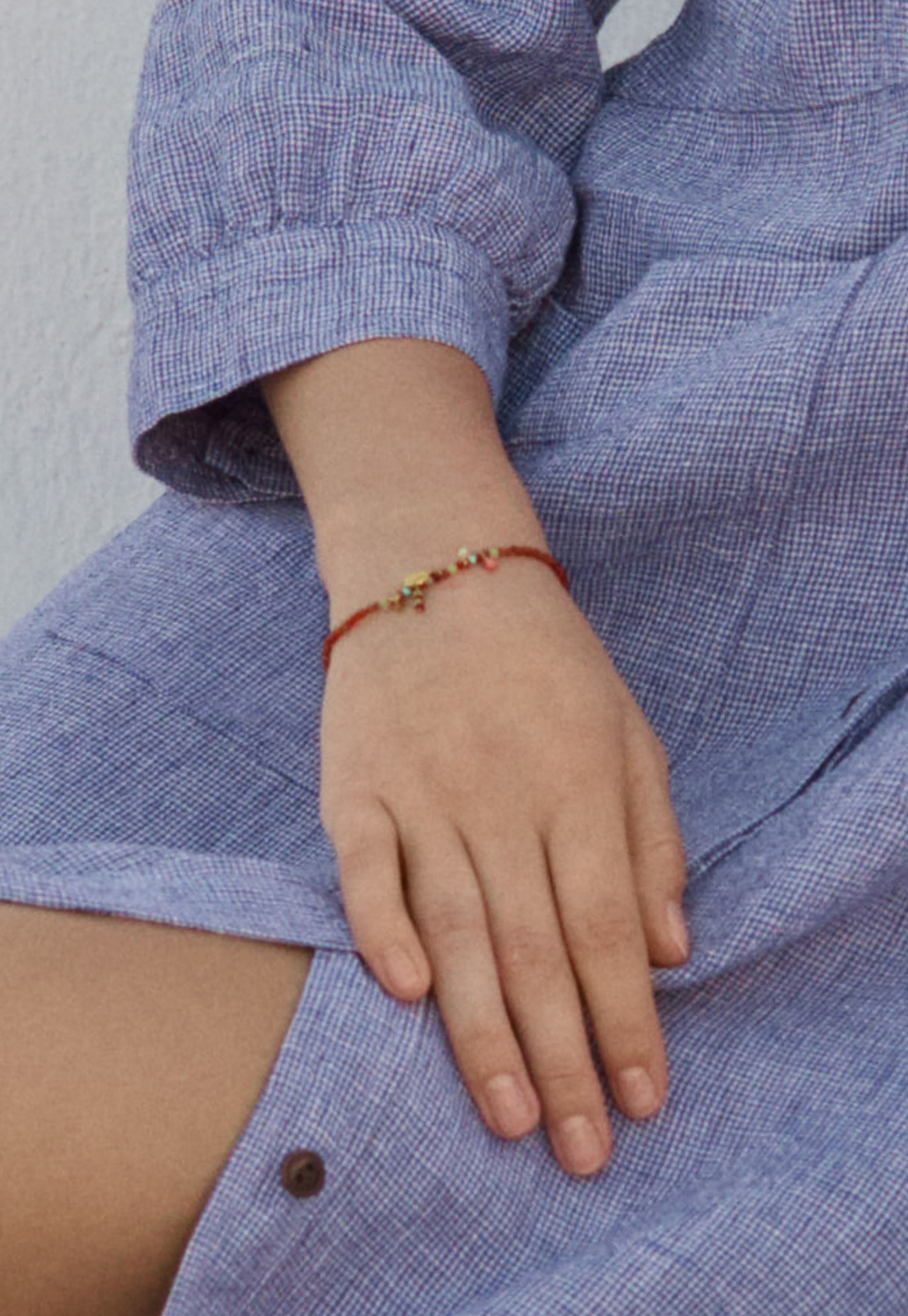 Red bead bracelet