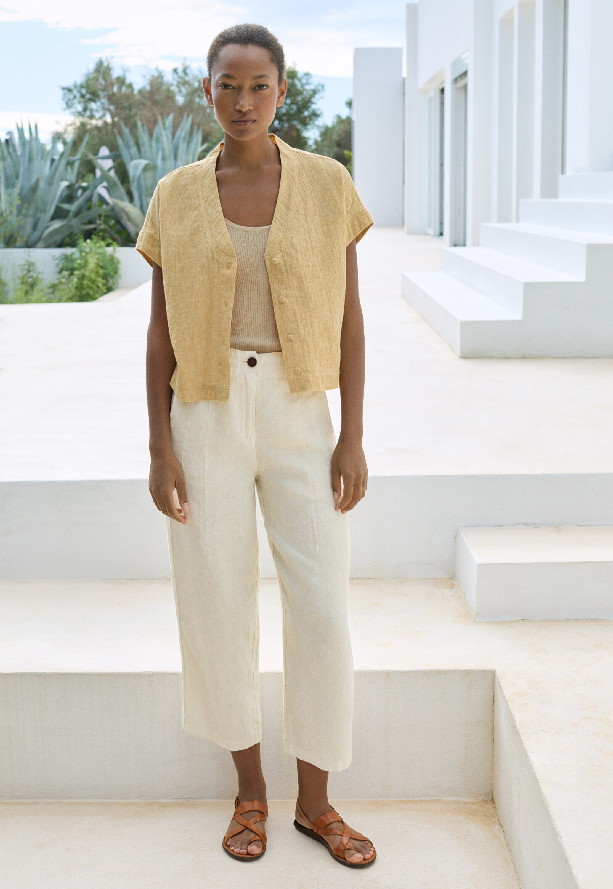Garment-dyed overshirt