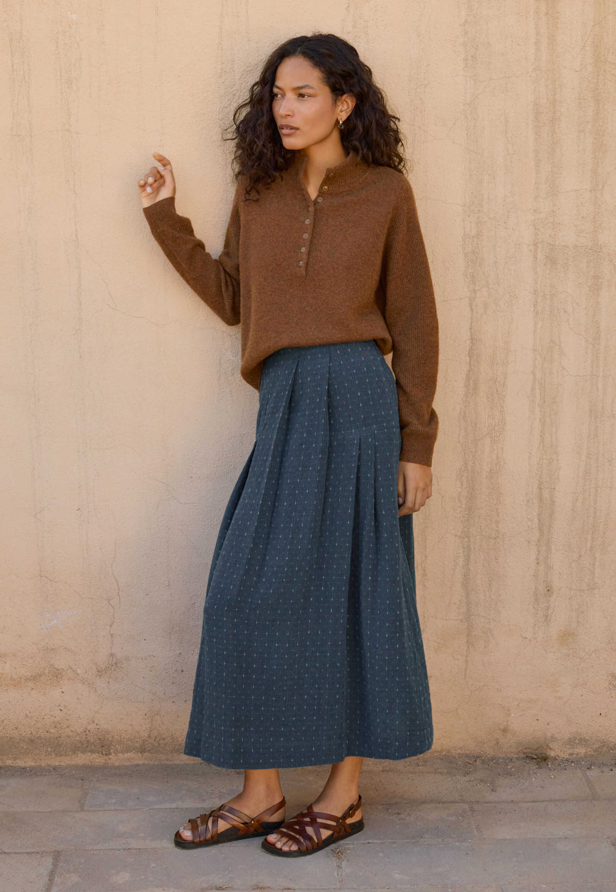 Pleated skirt