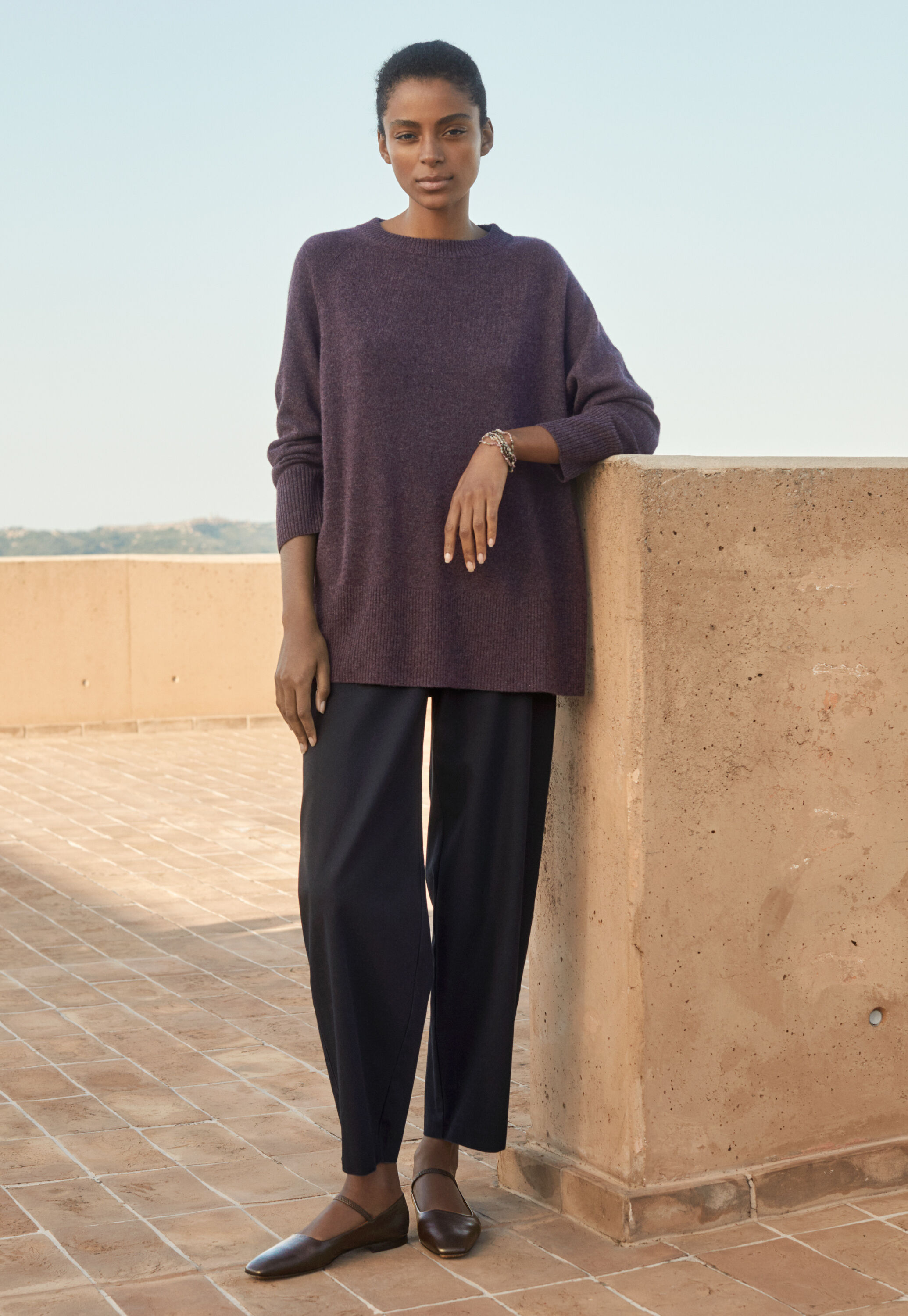 Ankle-length trousers