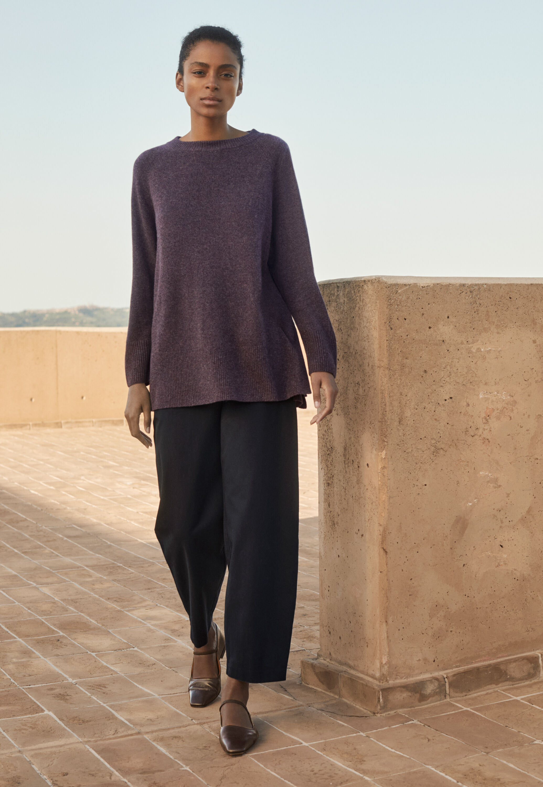 Ankle-length trousers