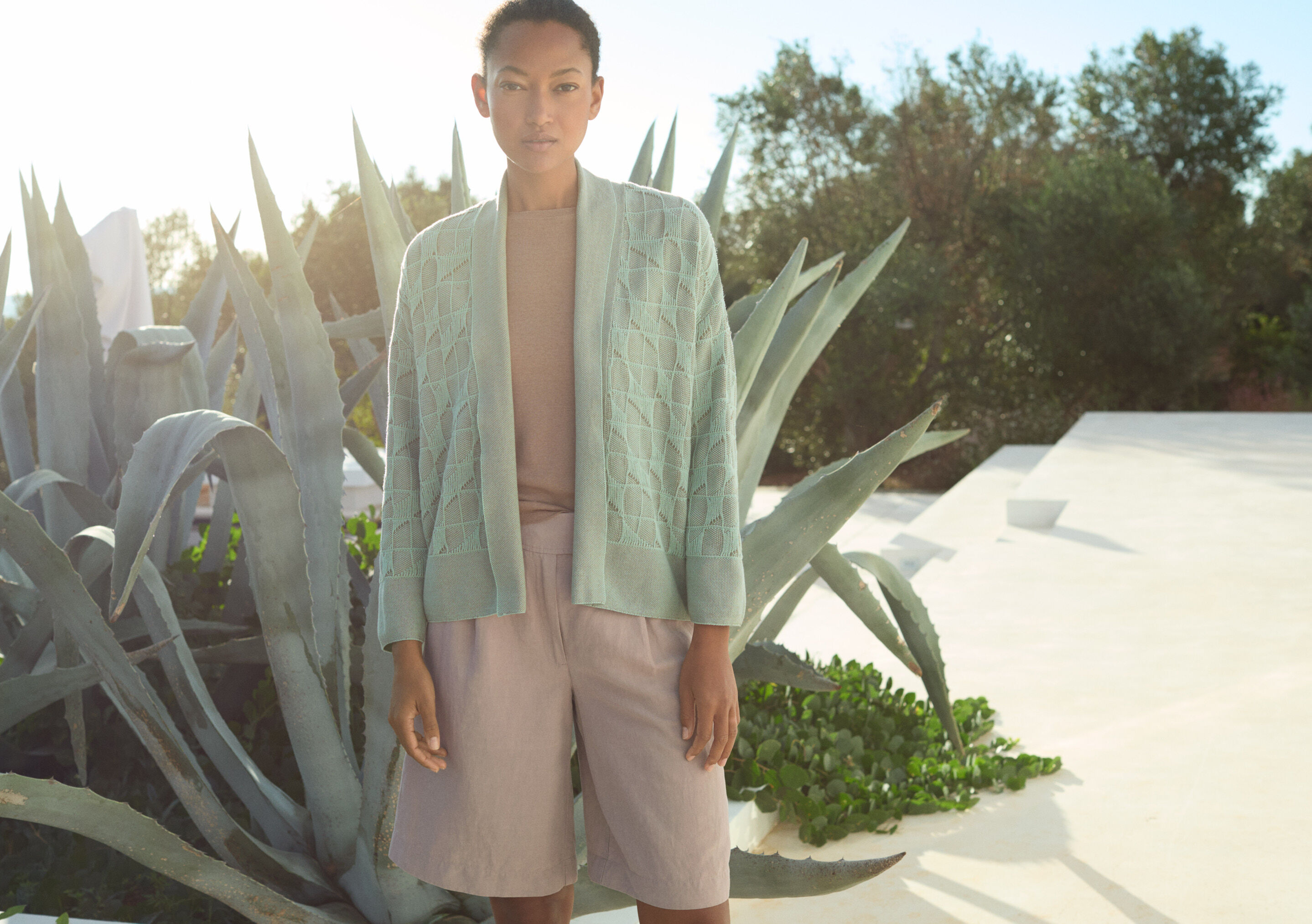 Pleat-front trousers