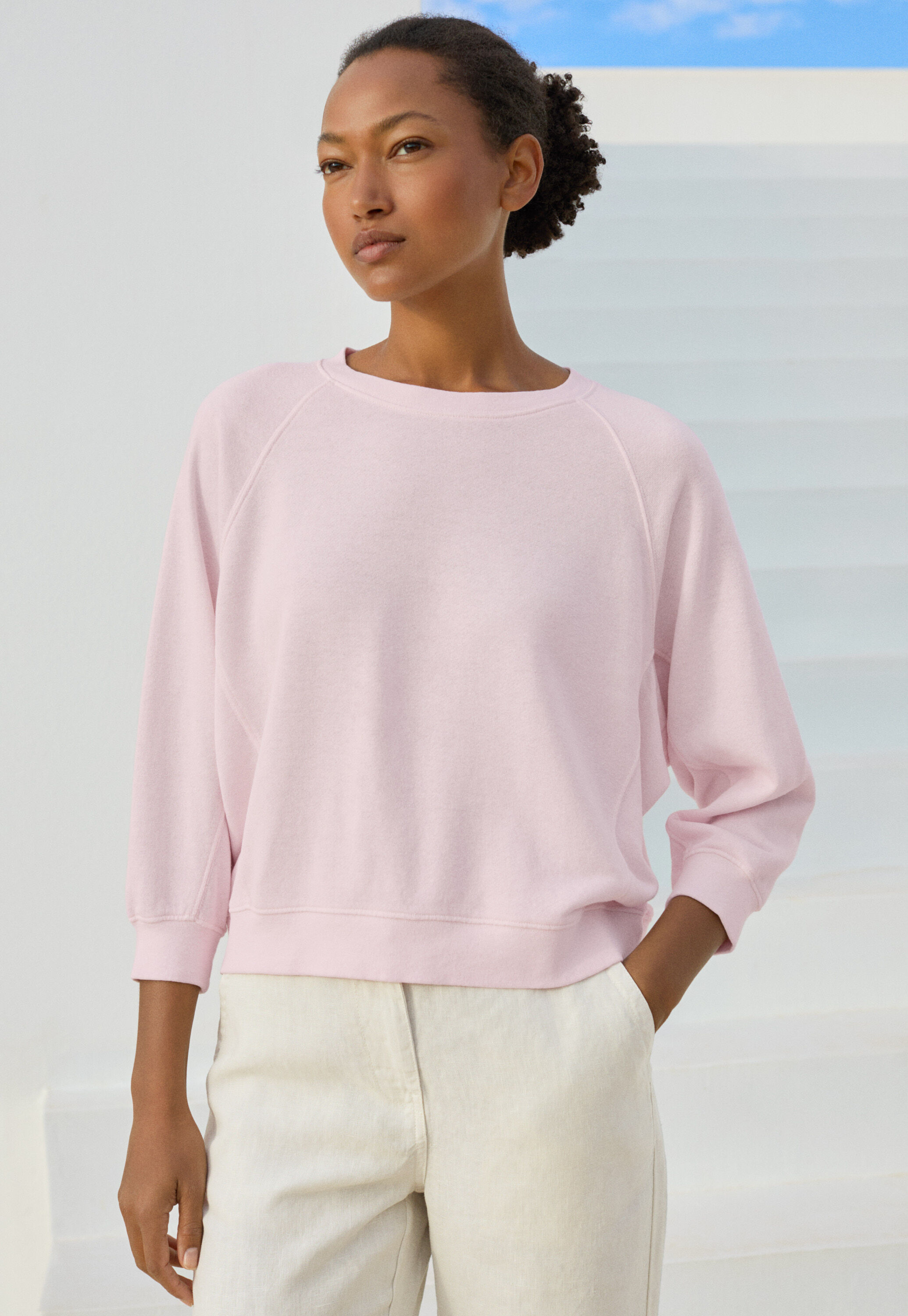 Button-through rib top