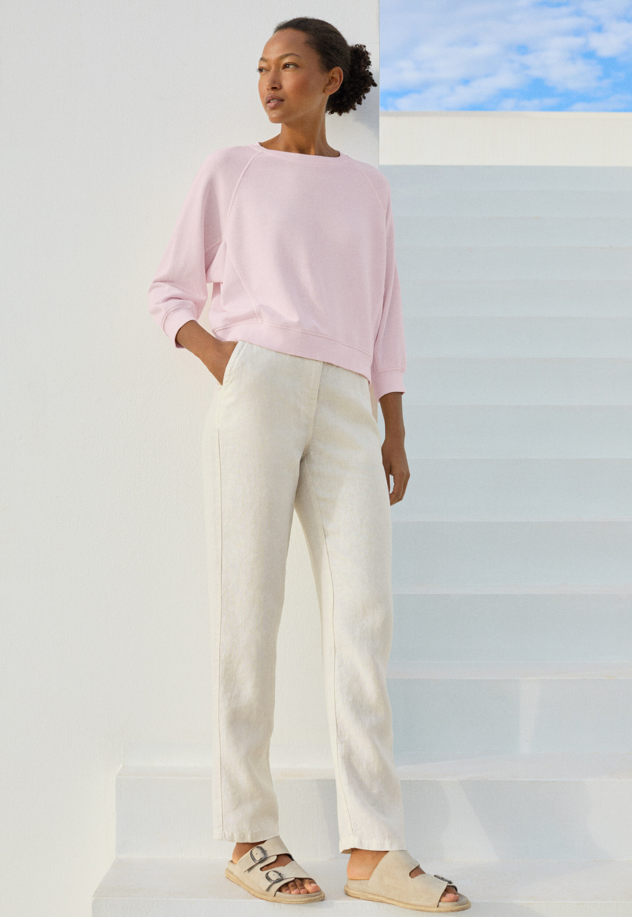 Pleat-front trousers