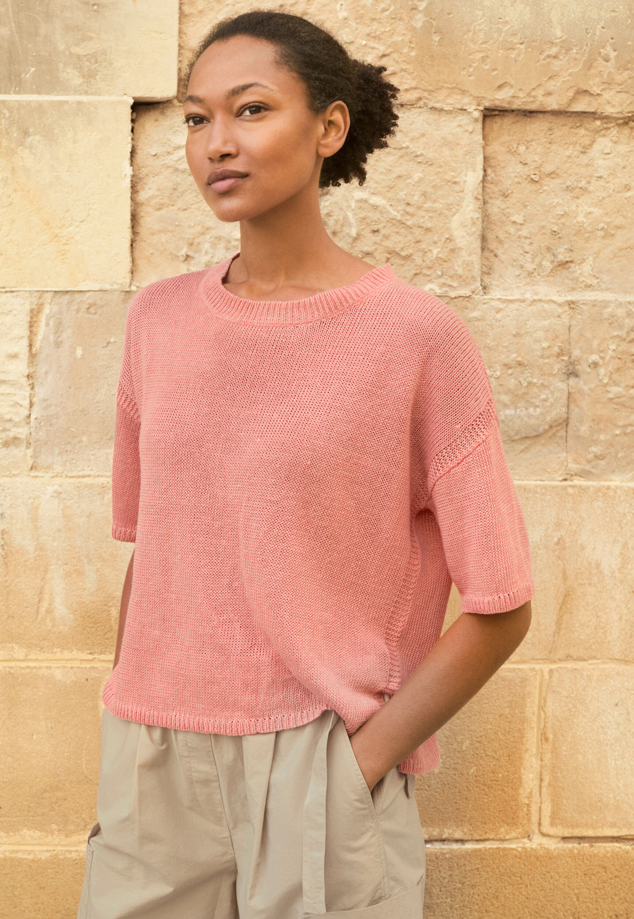 Round-neck sweater