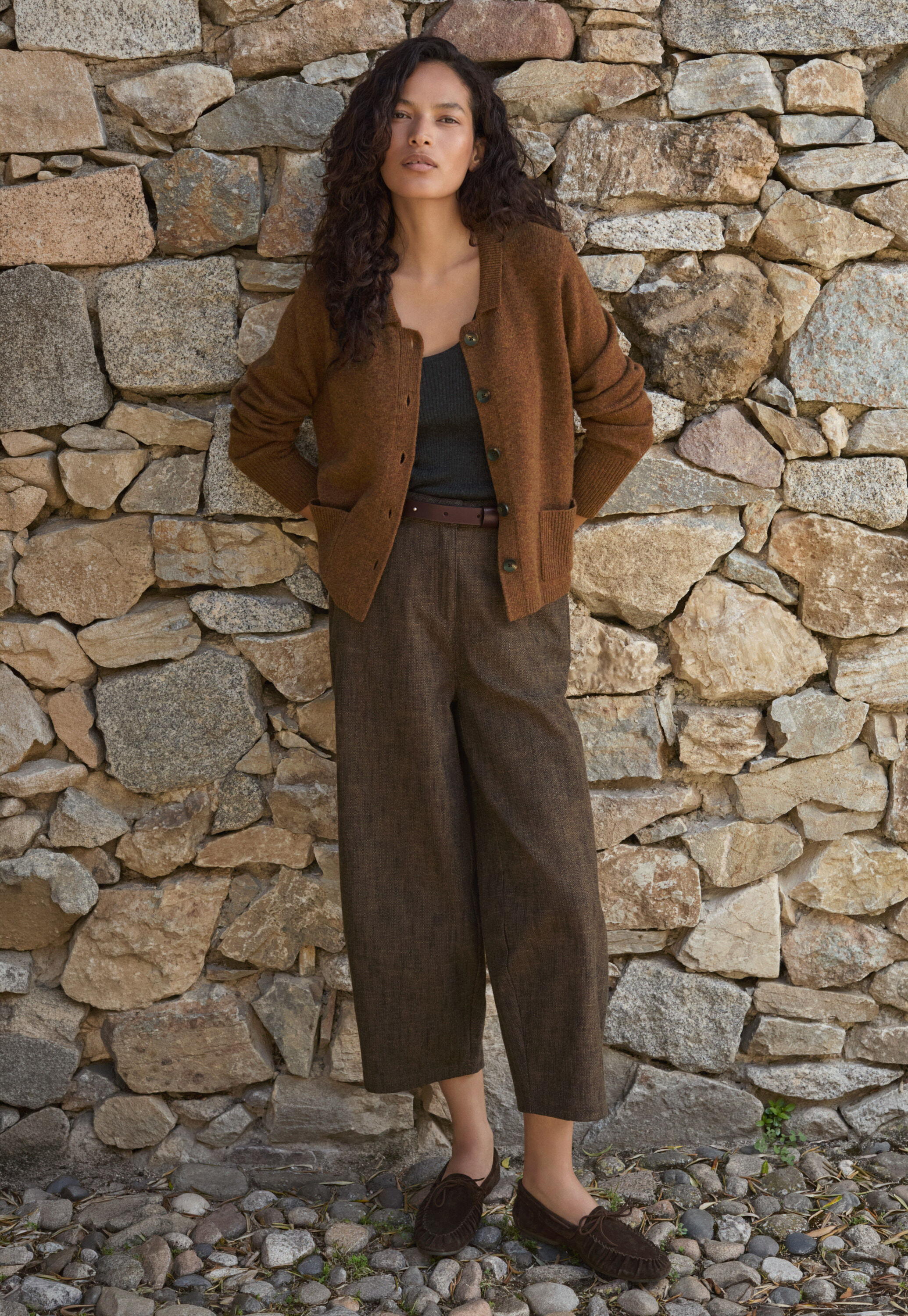 Pleat-front trousers