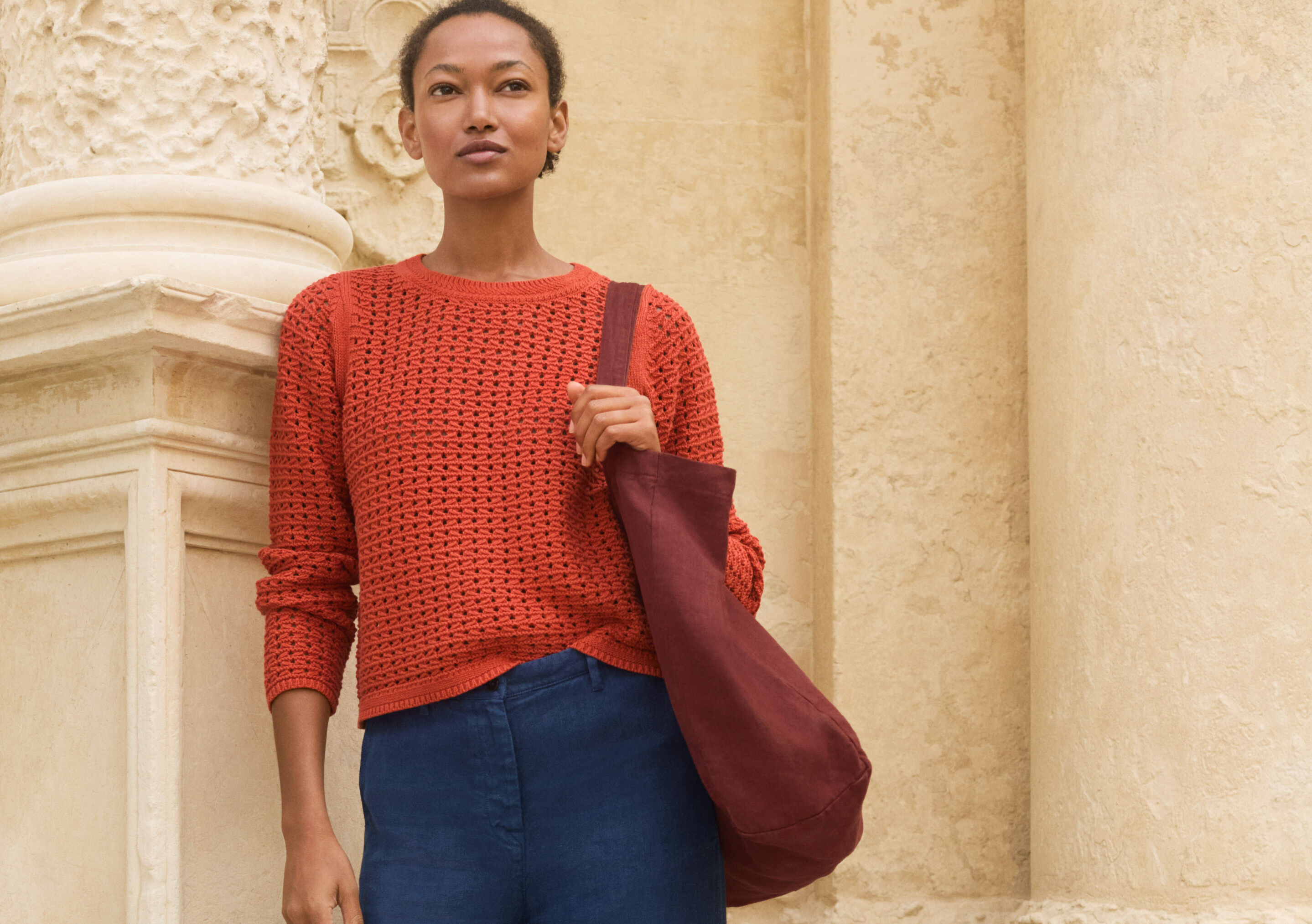 Round-neck sweater