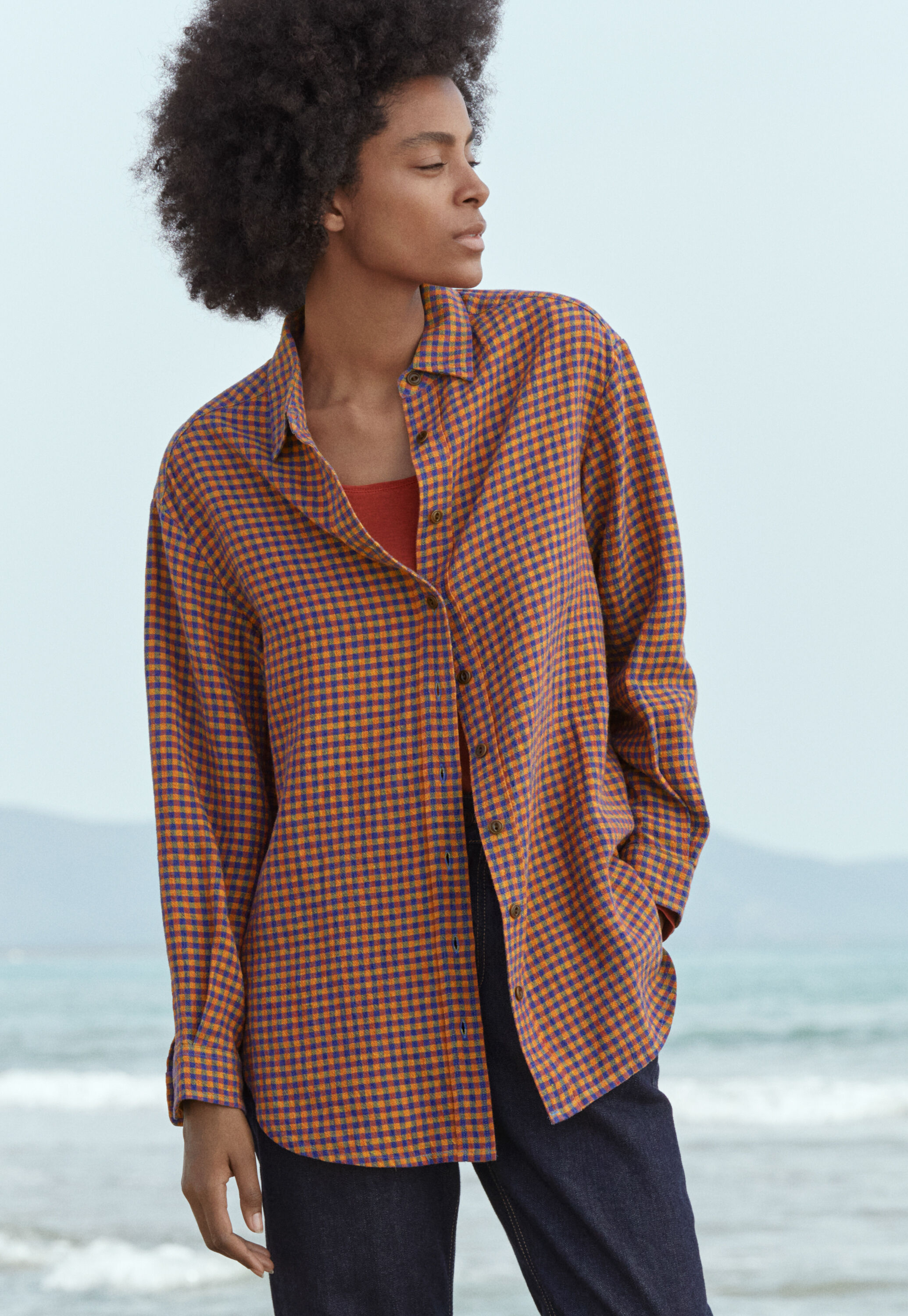 Checked dress