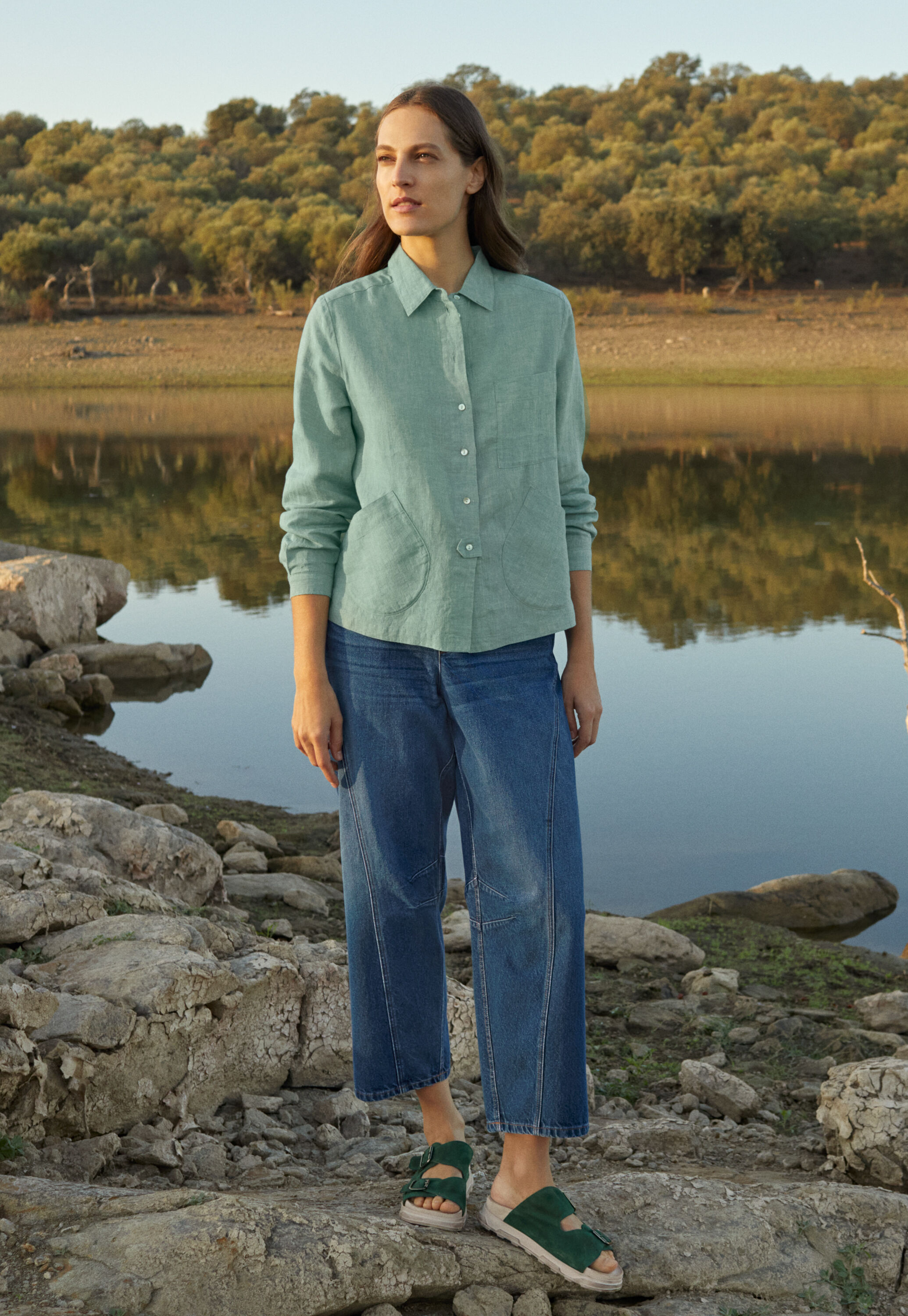Patch-pocket shirt