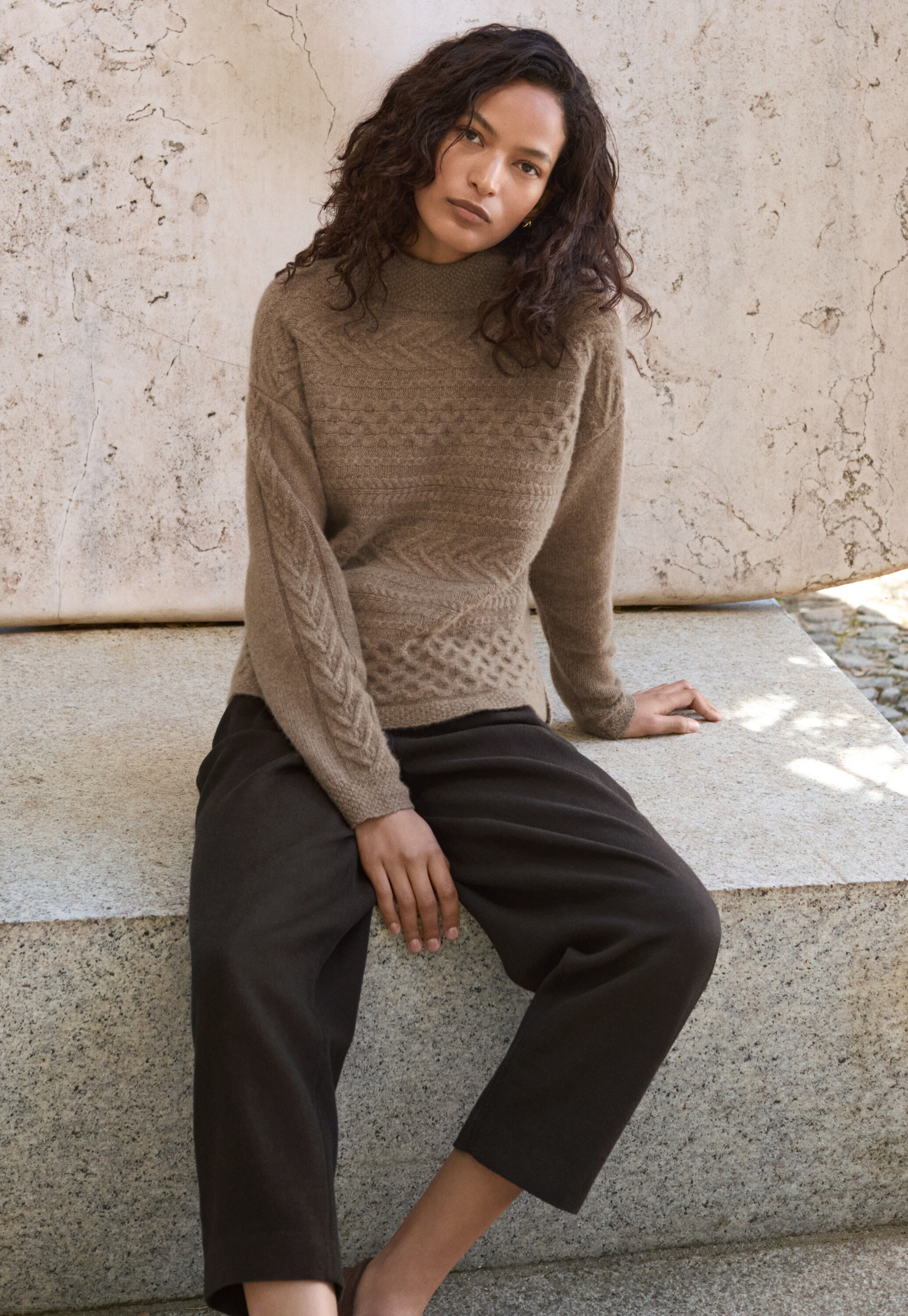 Tapered trousers