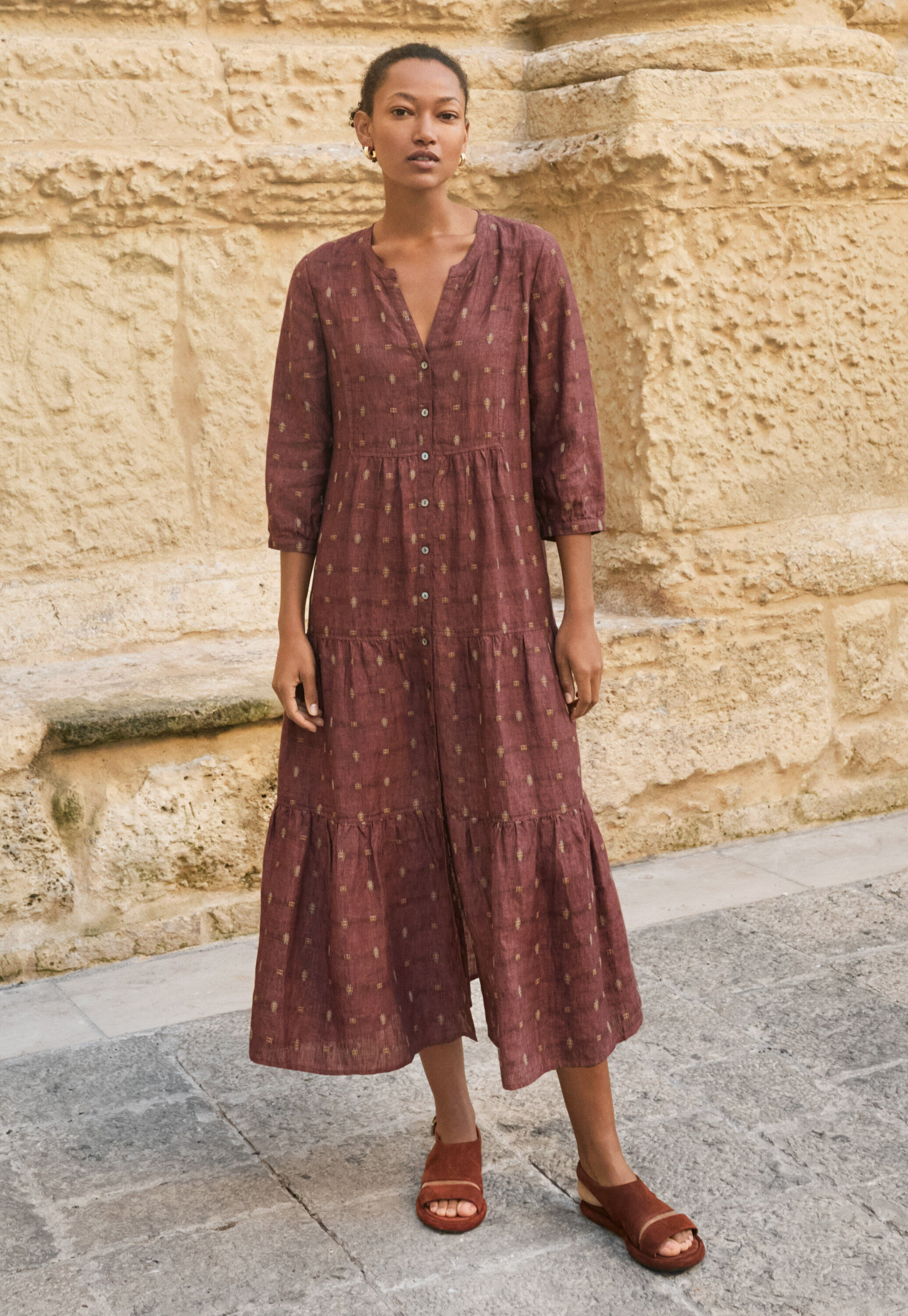 Garment-dyed overshirt