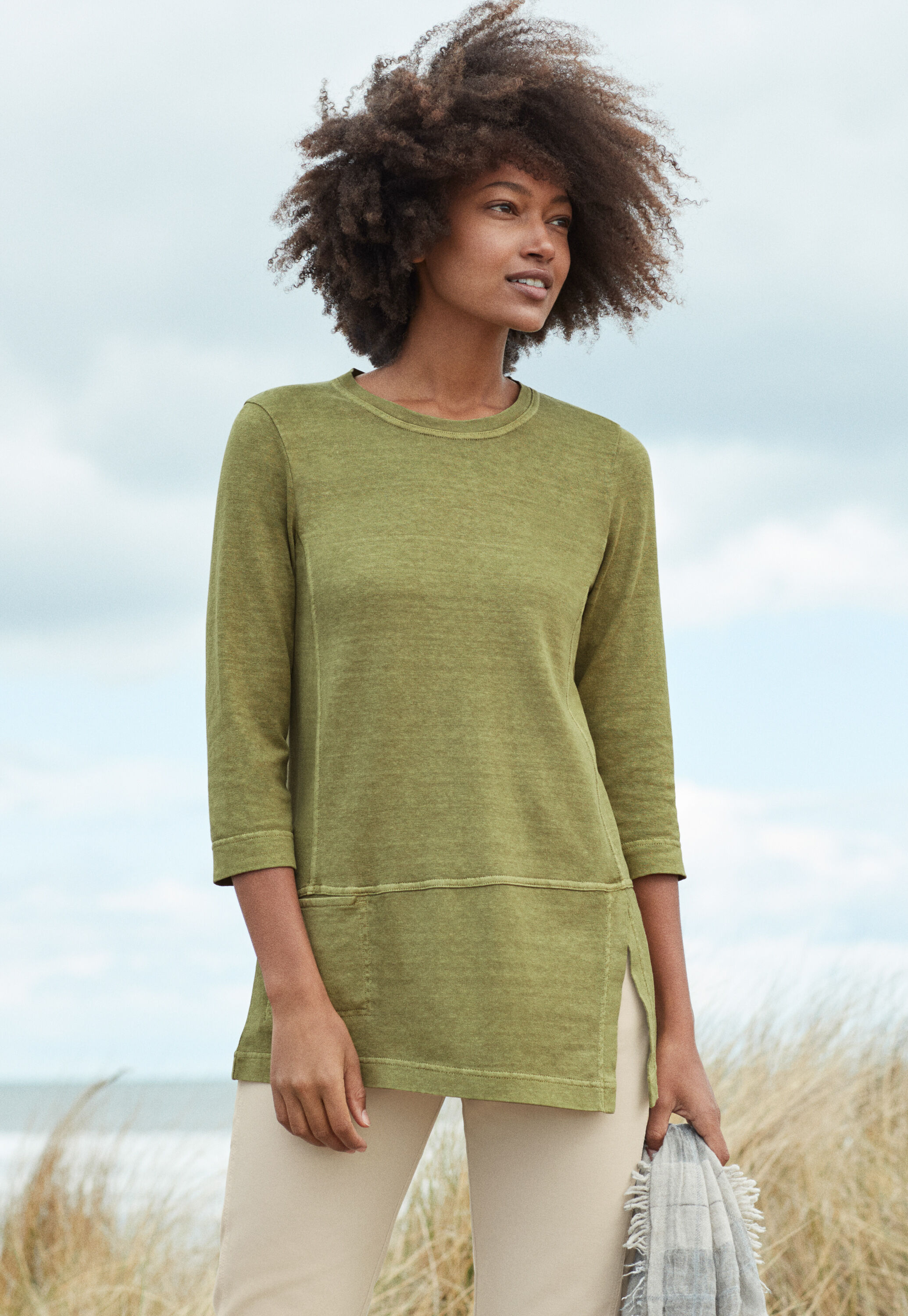 Jersey tunic