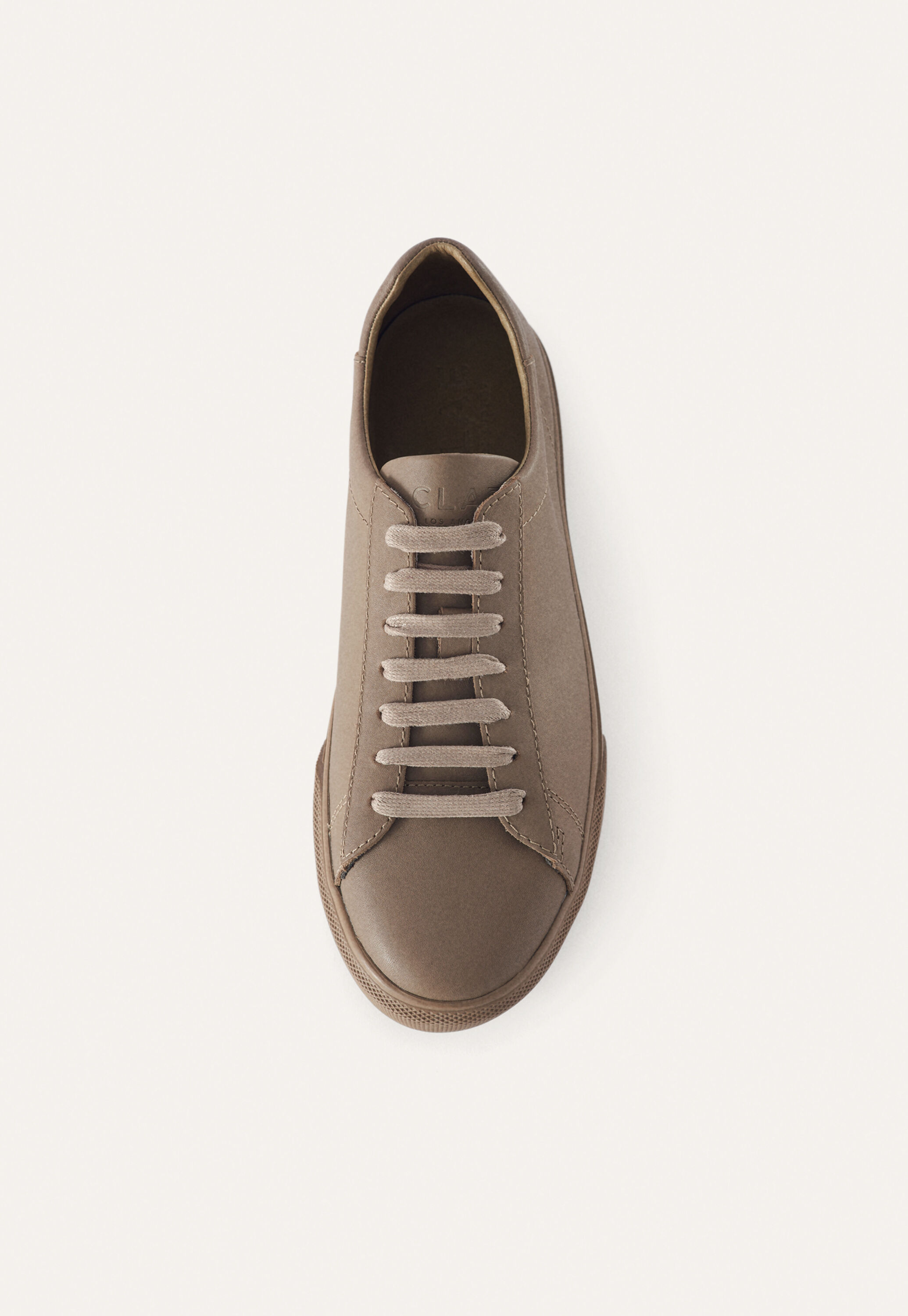 Lace-up trainers, Khaki, large